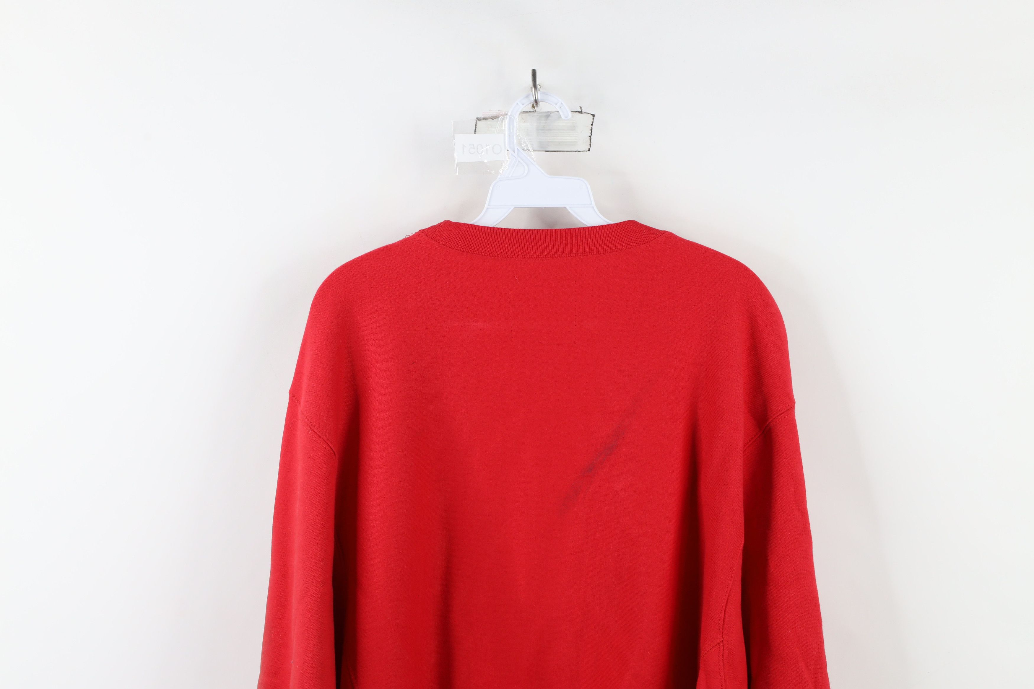 Vintage Vintage 90s Heavy Ohio State University Sweatshirt Red Size US S / EU 44-46 / 1 - 12 Thumbnail