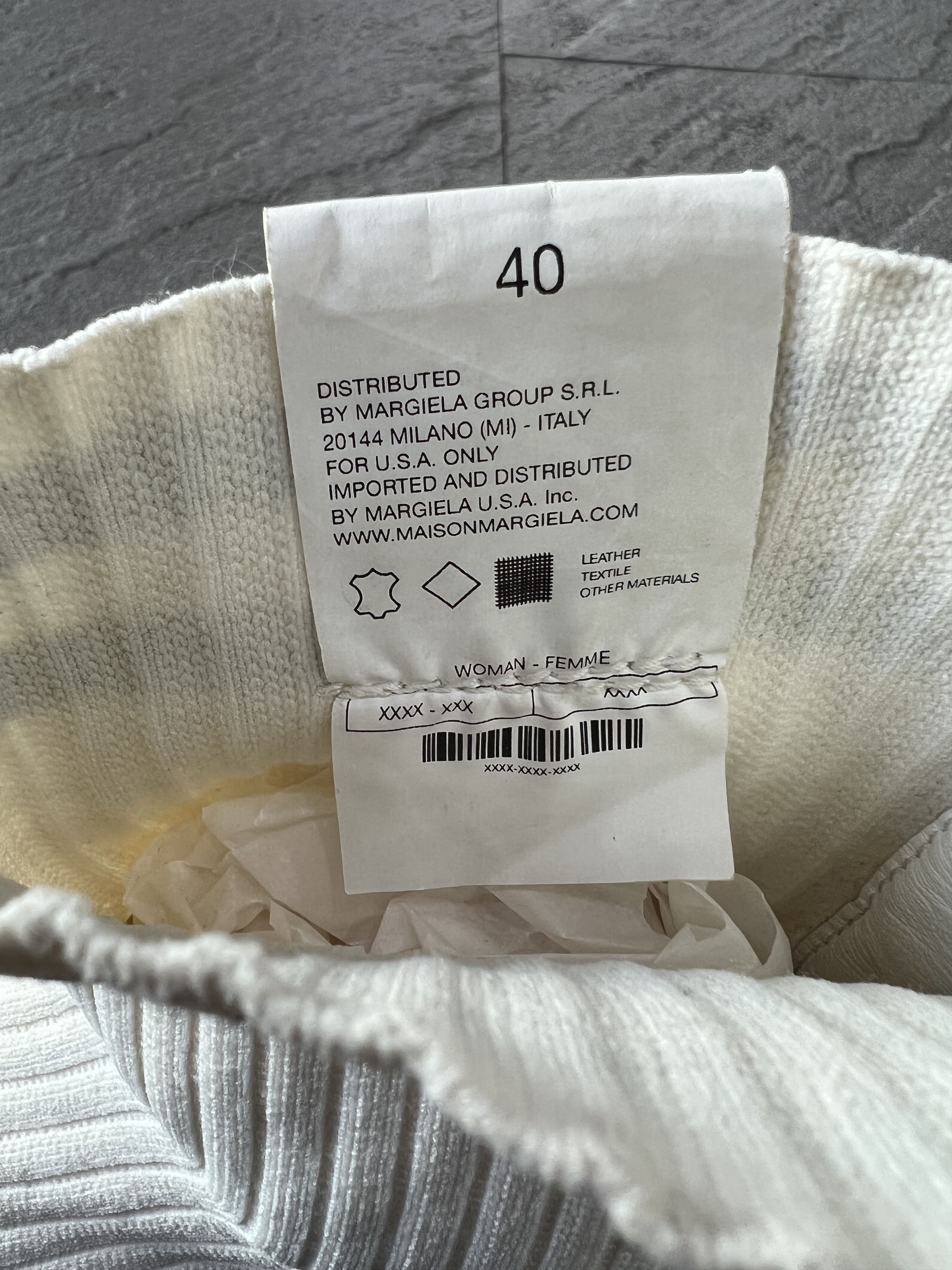 Maison Margiela Maison Margiela Sock Sneakers Boots EU 40 White Knit Ankle Size US 10 / IT 40 - 7 Thumbnail