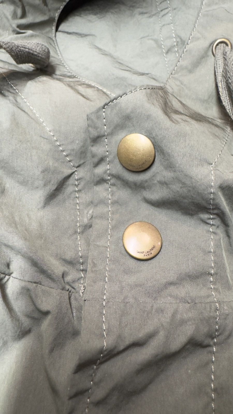 Hedi Slimane × Saint Laurent Paris Saint Laurent Paris Military Green Jacket Size 44 Size US S / EU 44-46 / 1 - 11 Thumbnail