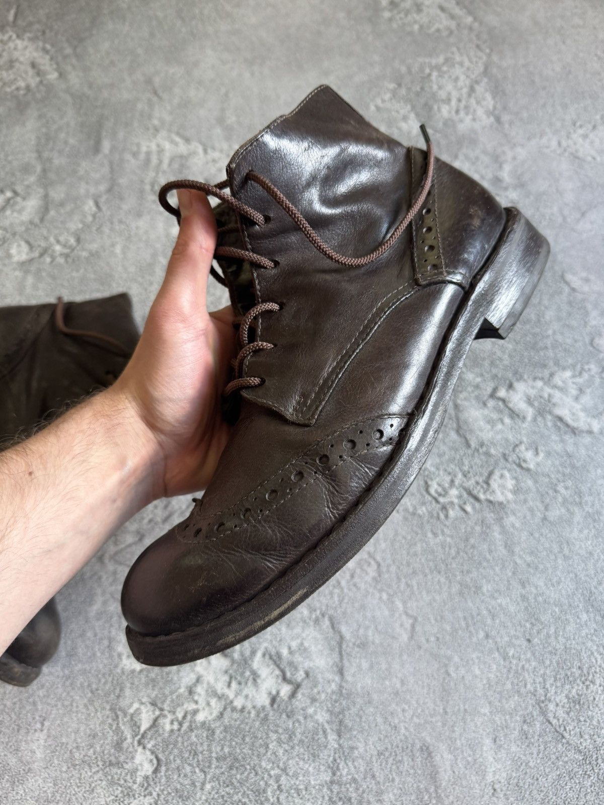MoMA MOMA 42size brown leather high boots shoes vintage retro Size US 9 / EU 42 - 9 Thumbnail