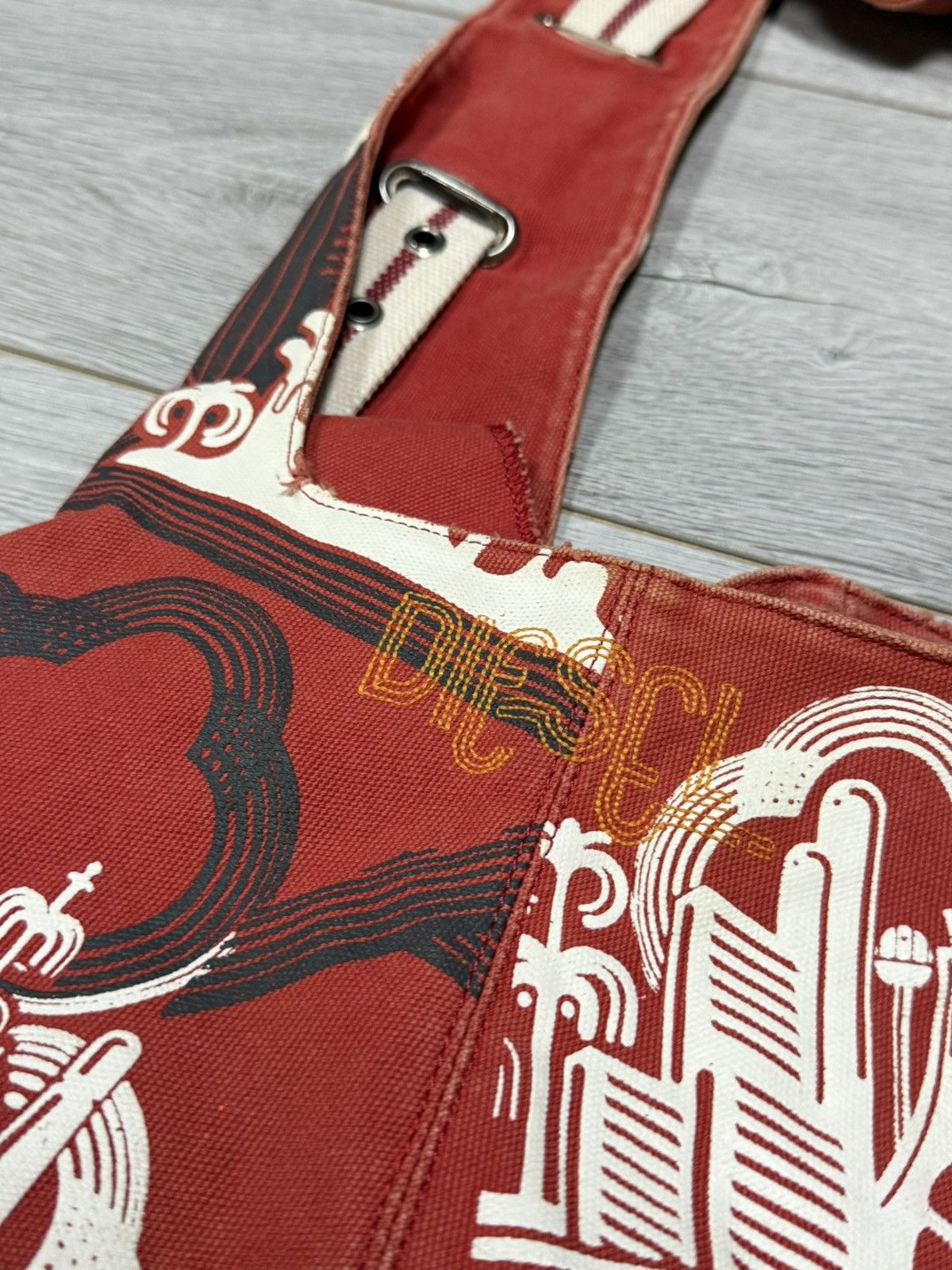 Diesel Diesel vintage belt paint bag urban Size ONE SIZE - 3 Thumbnail