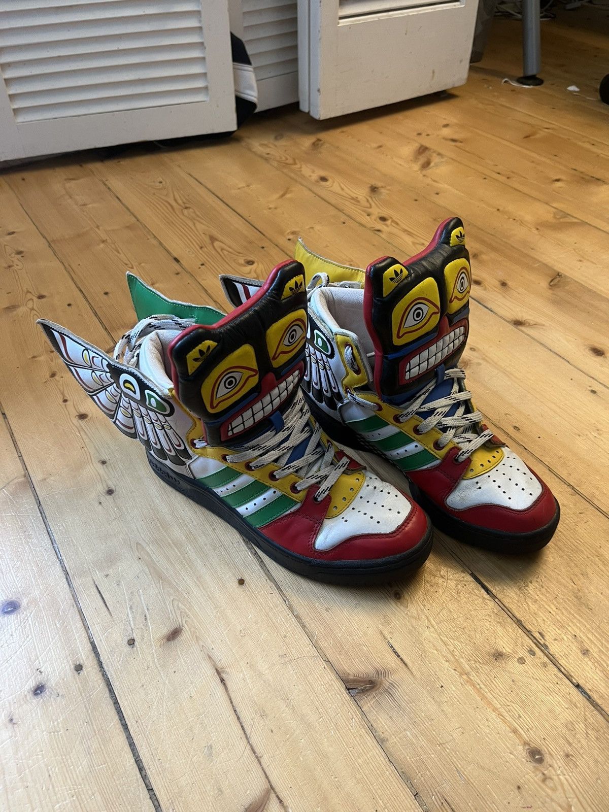Adidas × Jeremy Scott Jeremy Scott Eagle Wings ‘Totem’ Size US 7.5 / EU 40-41 - 1 Thumbnail