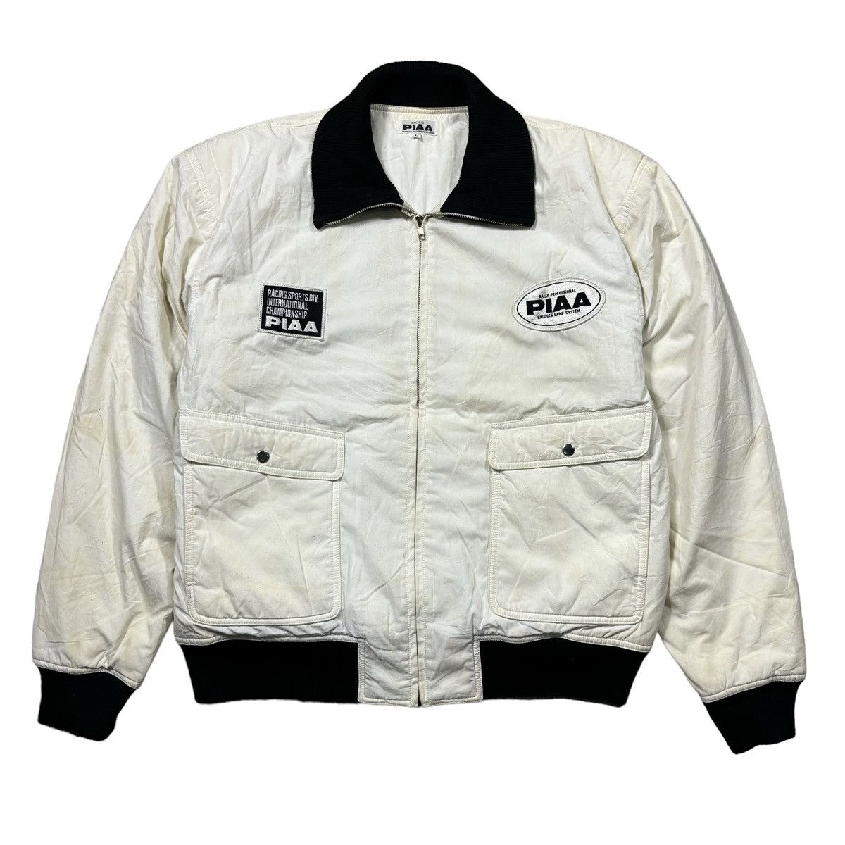 Gear for Sports Vintage Piaa Motor Sports Bomber Jacket Size US L / EU 52-54 / 3 - 2 Thumbnail