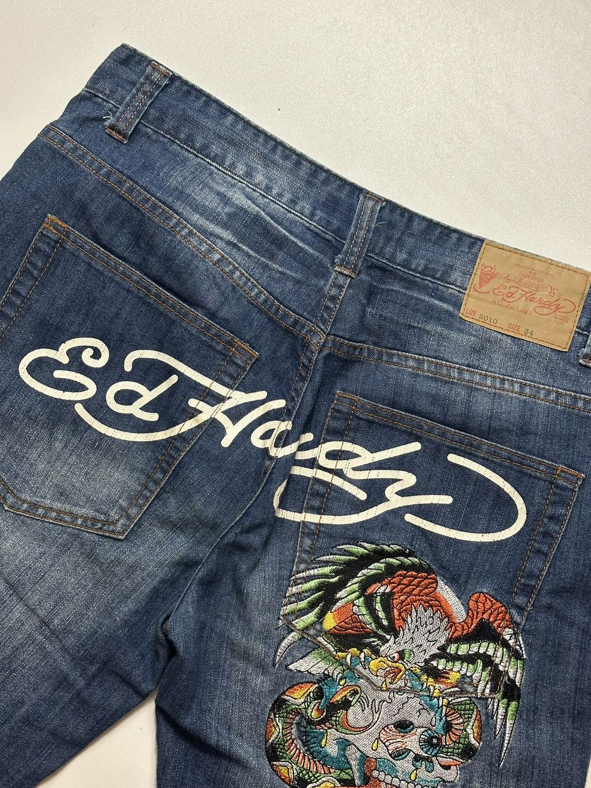 Ed Hardy Vintage Ed Hardy Jorts Size US 34 / EU 50 - 2 Thumbnail