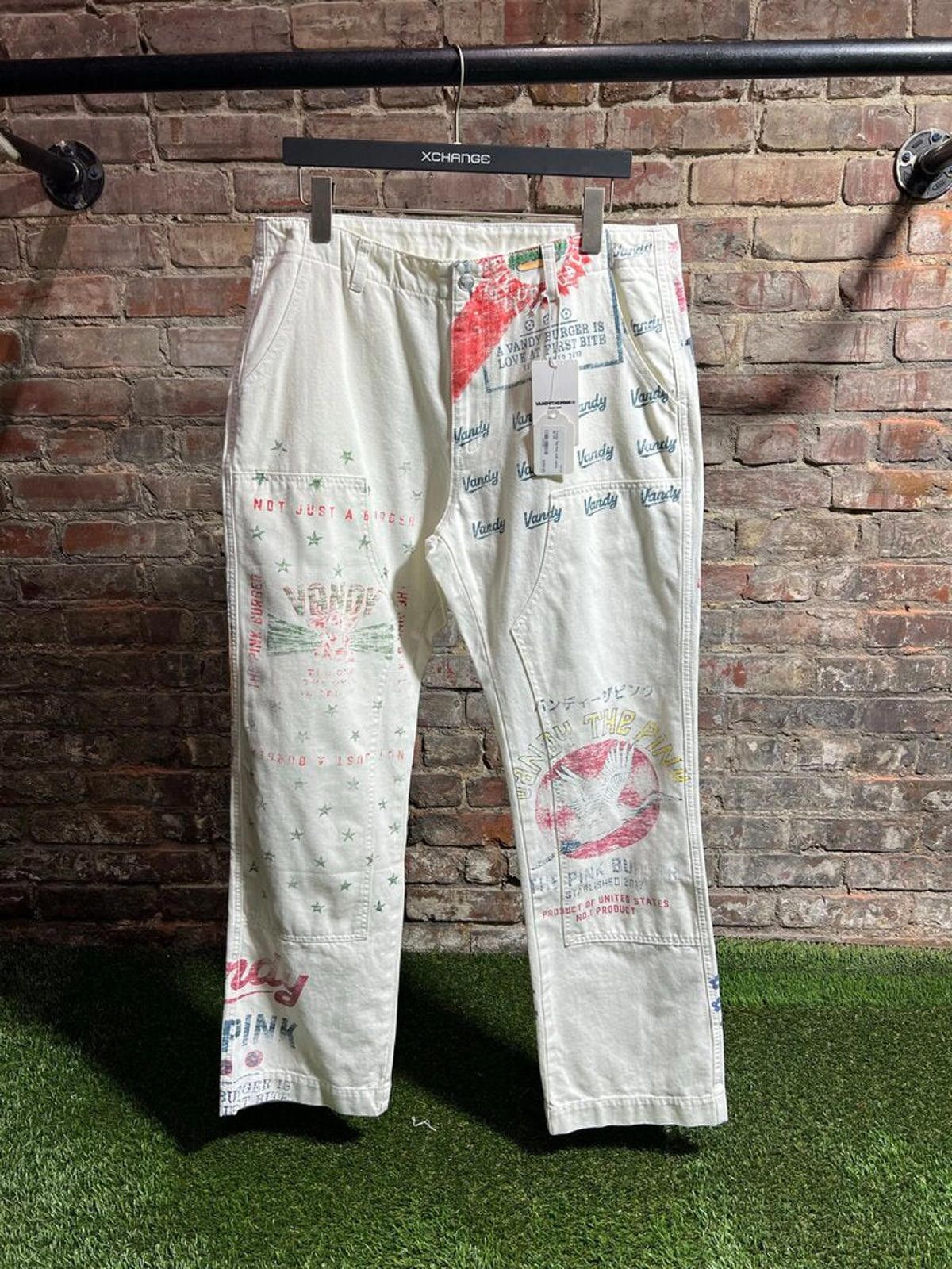 Vandy The Pink Vandy The Pink AOP Jeans Sz 34 Size US 34 / EU 50 - 1 Thumbnail