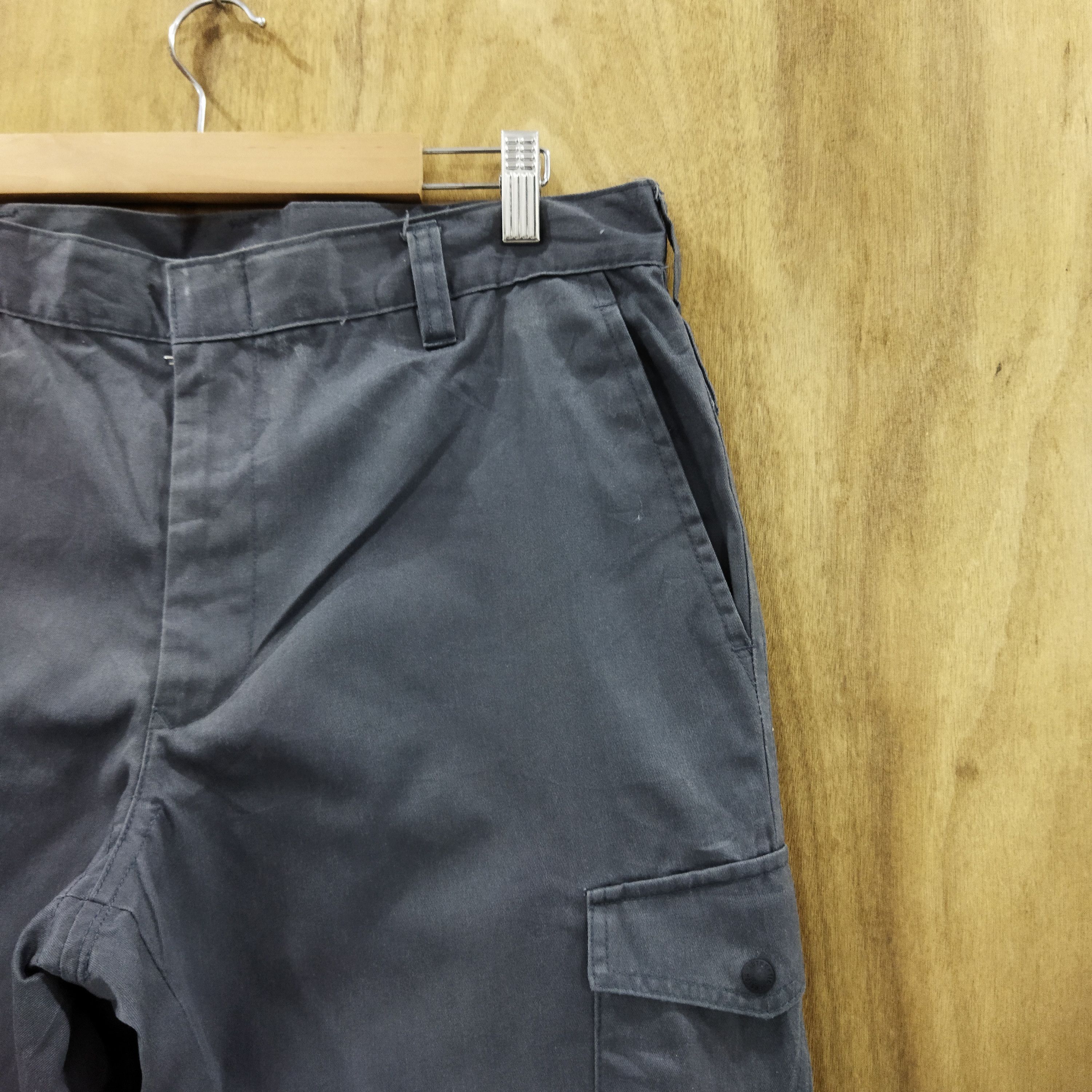 Japanese Brand W.IMPACK GREY CARGO PANTS Size US 34 / EU 50 - 5 Thumbnail