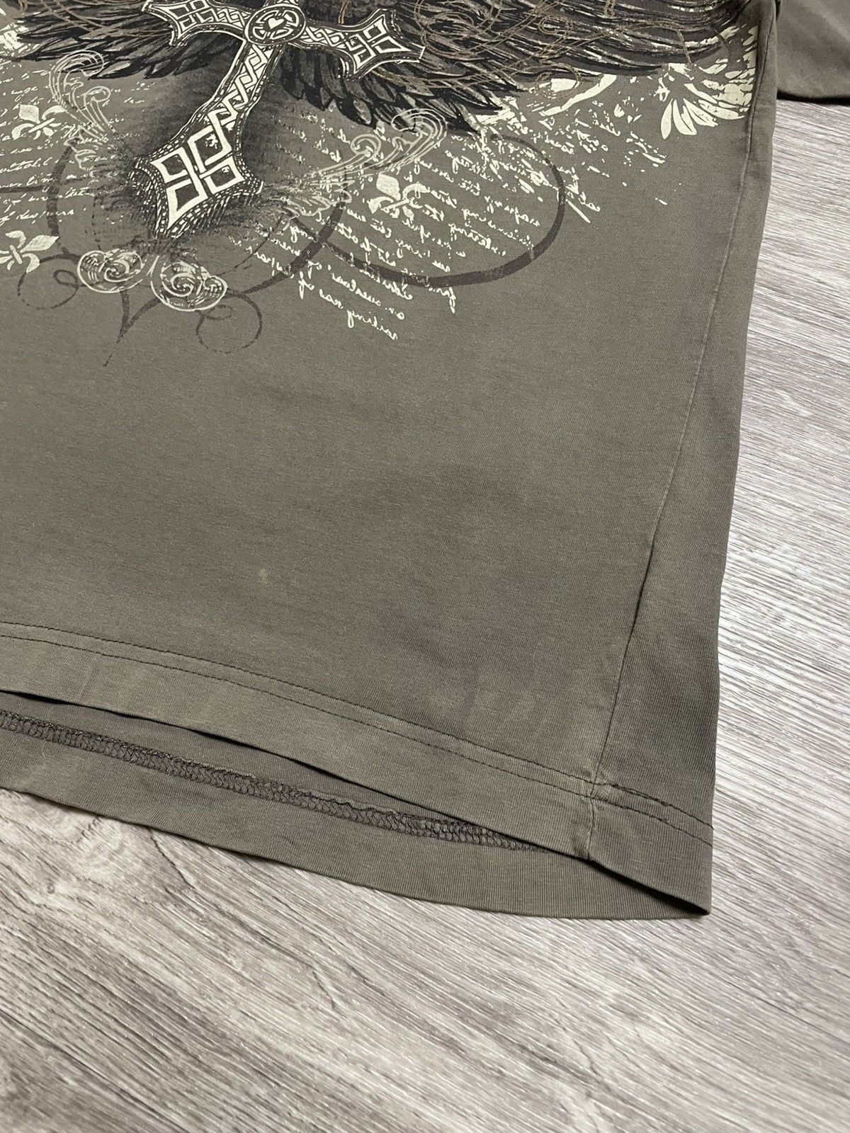 No Fear Vintage No Fear 2000s Graphic Tee Olive Green Y2K Streetwear Size US M / EU 48-50 / 2 - 8 Thumbnail