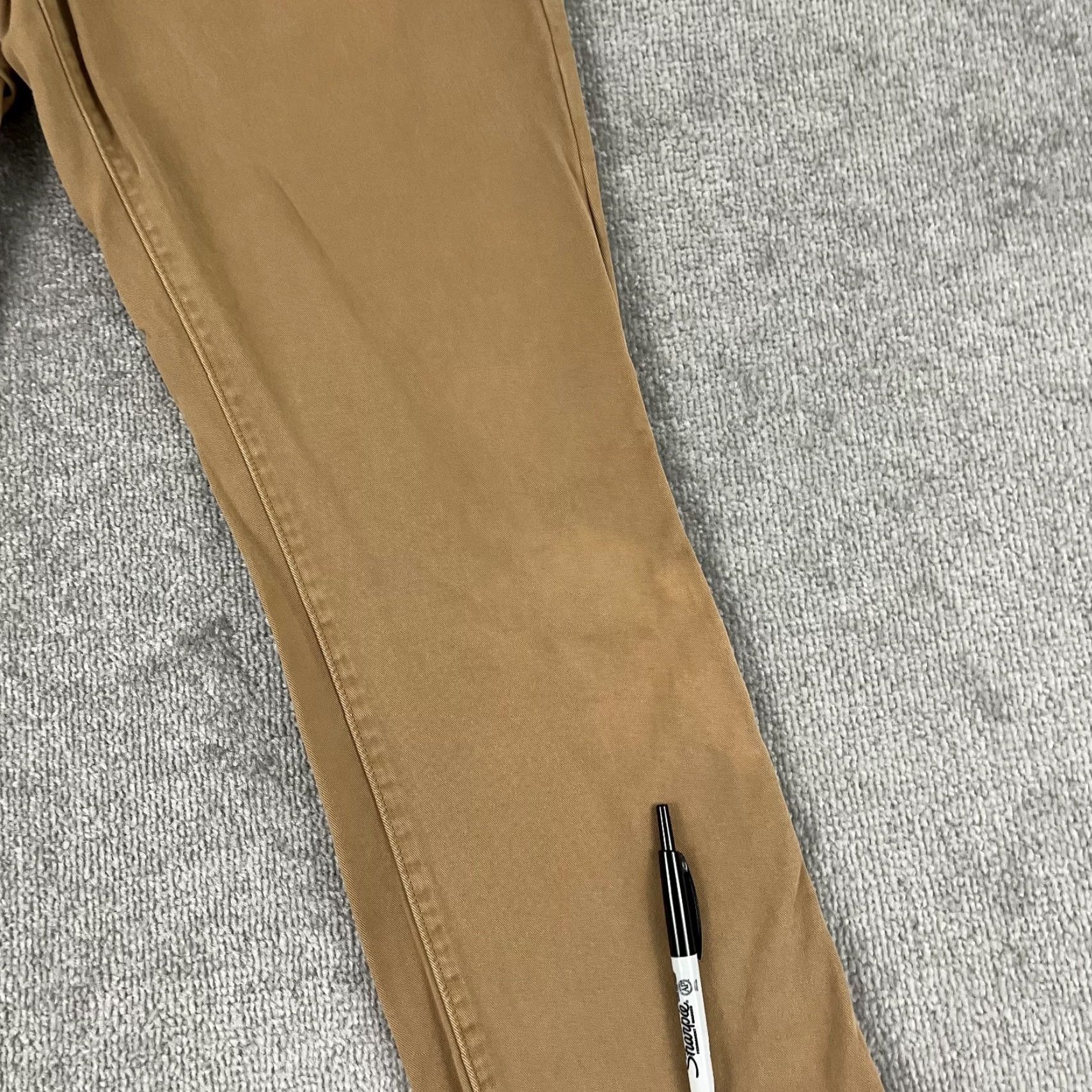 Taylor Stitch Taylor Stitch Chino Pants Mens Size 33 x 34 Brown Slim 5-Pocket Cotton Office Travel Casual Size US 33 - 6 Thumbnail