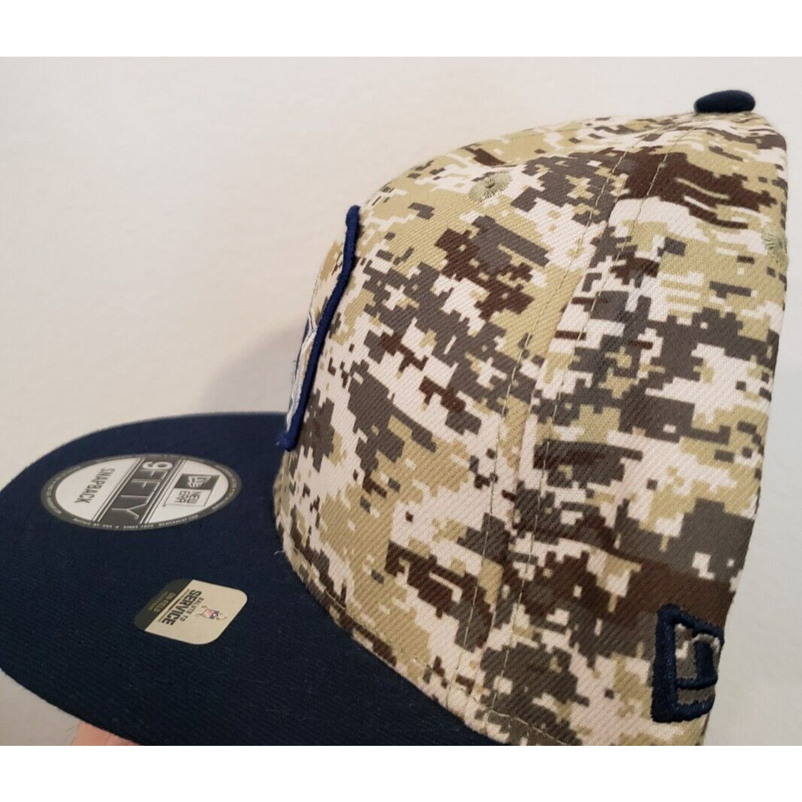 New Era Dallas Cowboys Hat 2023 Salute To Service Camo 950 New Era Size ONE SIZE - 4 Thumbnail