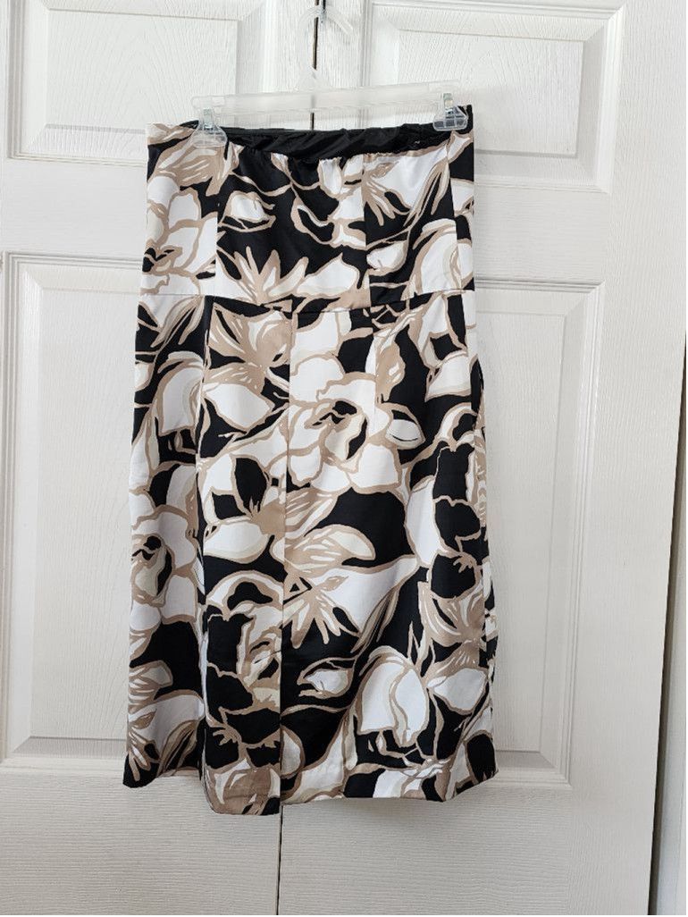 Other The Limited Black Floral Dress Size L / US 10 / IT 46 - 3 Thumbnail