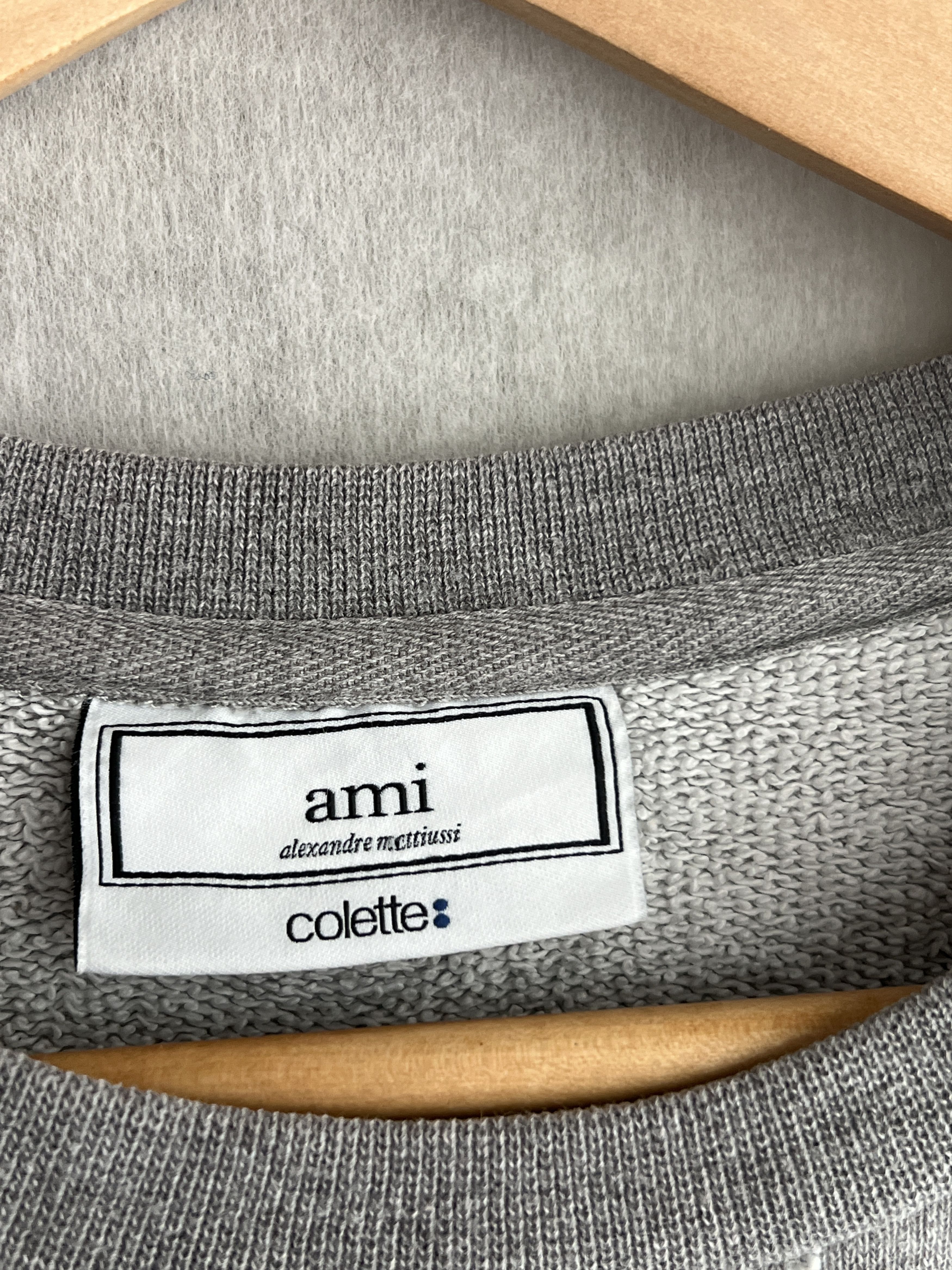 AMI Rare AMI x Smiley Happy sweatshirt graphic big face logotype Size US M / EU 48-50 / 2 - 9 Thumbnail