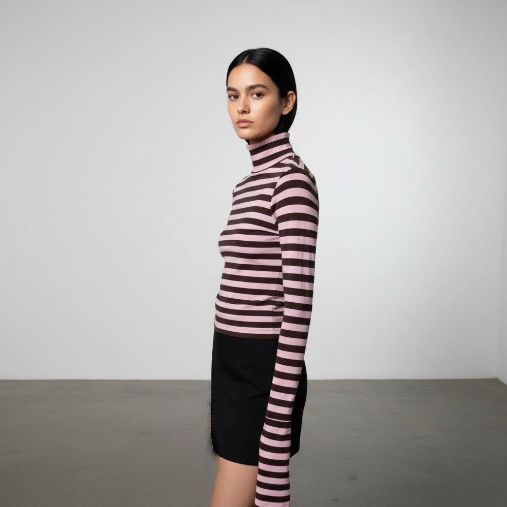 Cop Copine The Cop Copine Maxi Sleeves Striped Top Size ONE SIZE - 5 Thumbnail