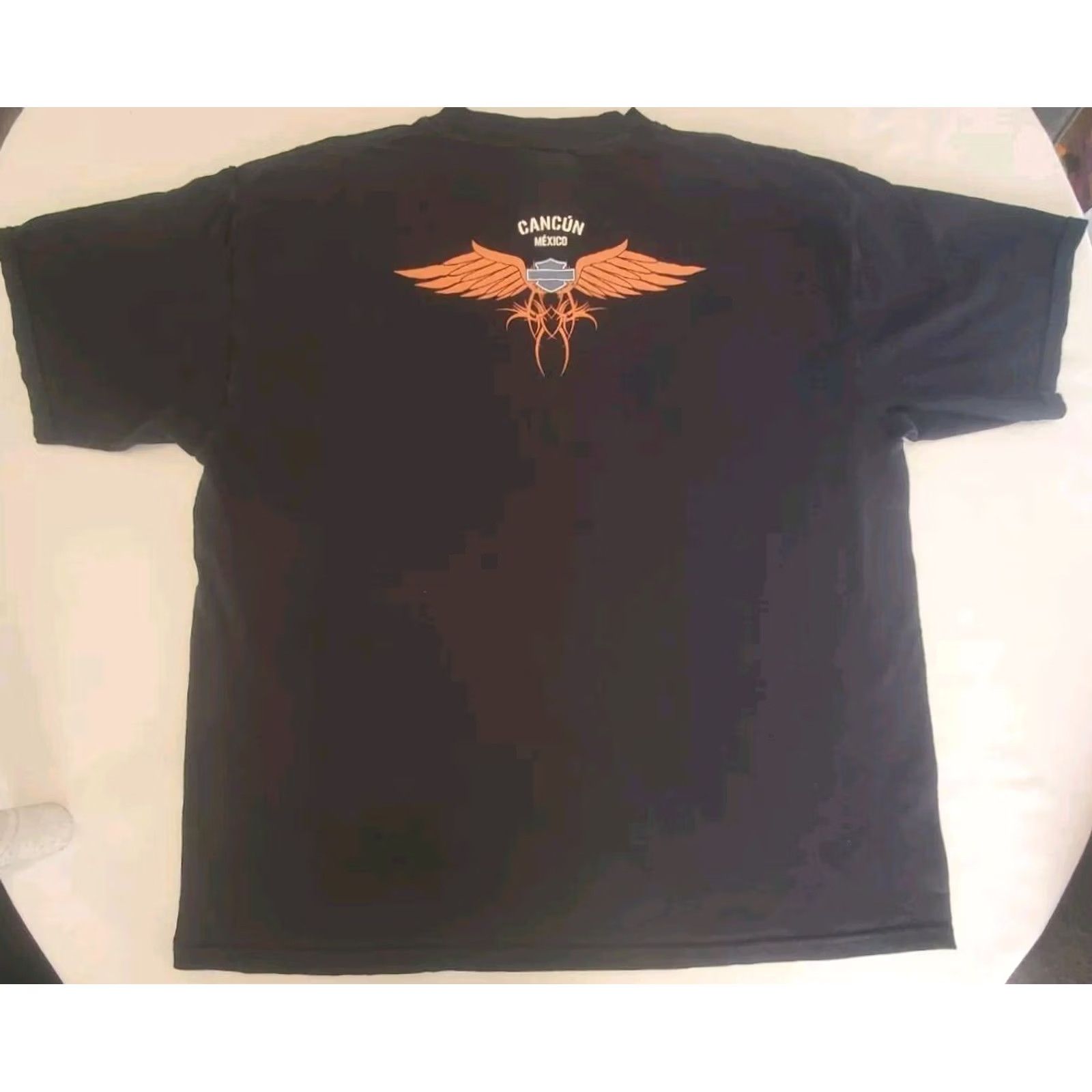 Harley Davidson Harley Davidson Cancun Mexico Mens 3XL Shirt Double Sided Black Logo Biker Size US XXL / EU 58 / 5 - 2 Thumbnail