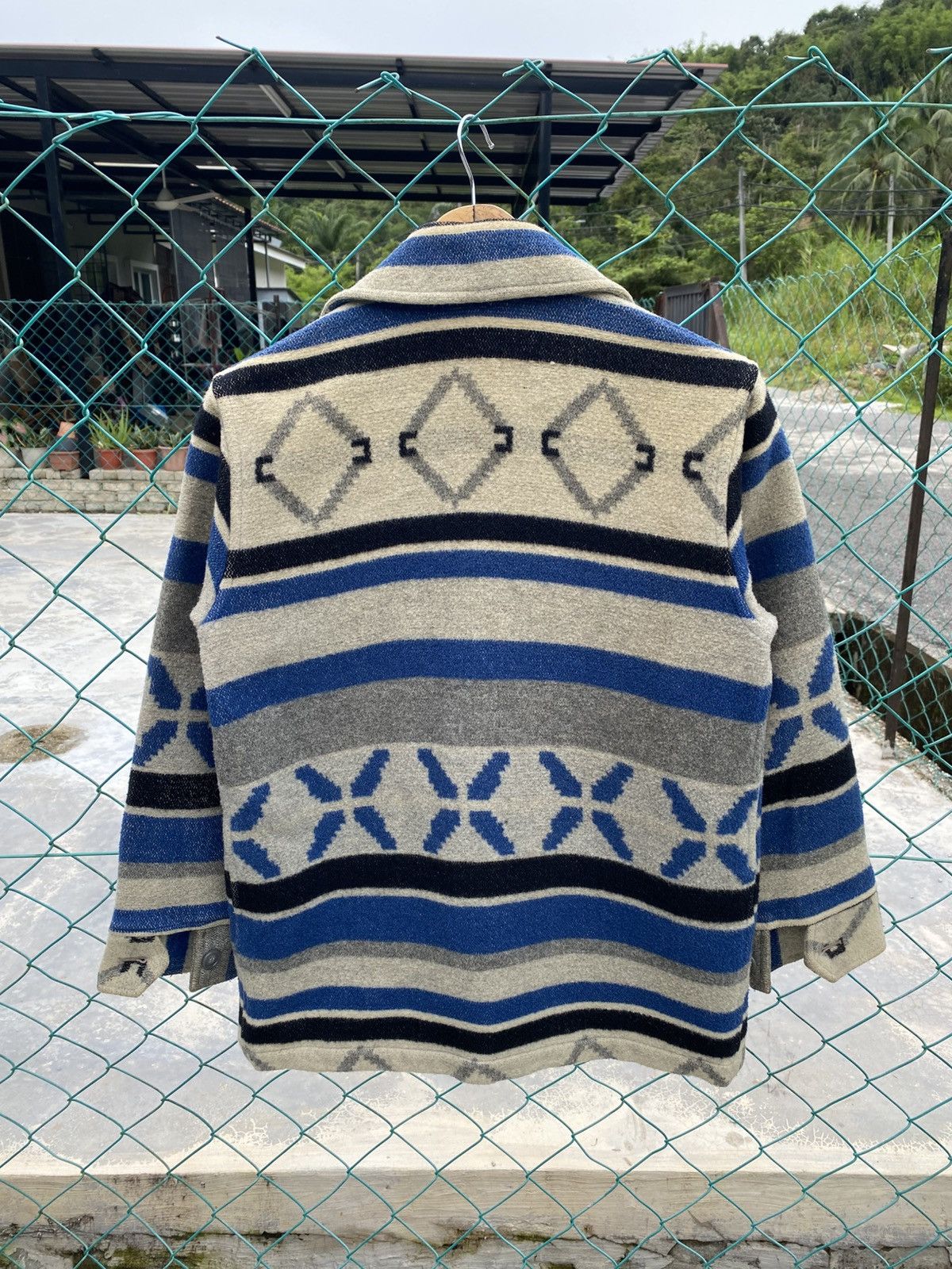 Japanese Brand GQ navajo flannel jacket Size US M / EU 48-50 / 2 - 2 Thumbnail