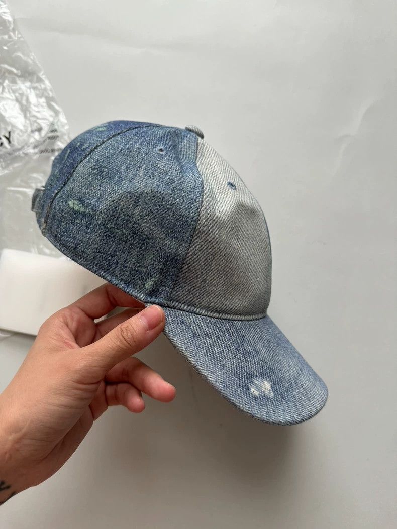Our Legacy our legacy Digitally printed blue denim cap 2504-Nextarrow Size ONE SIZE - 4 Thumbnail