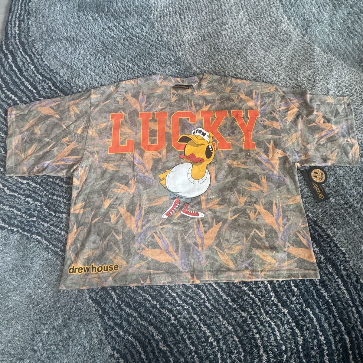 Drew House Drew House Lucky Boxy SS Tee, Camo- M/L Size US L / EU 52-54 / 3 - 2 Thumbnail