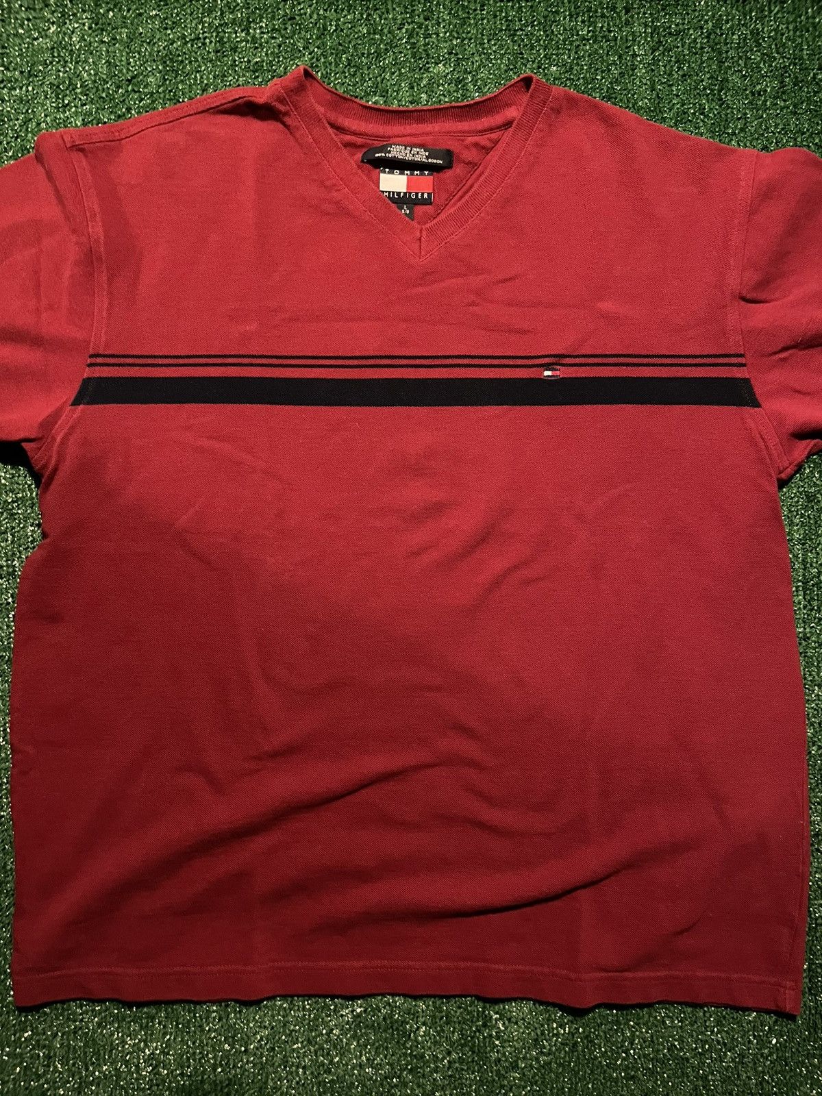 Tommy Hilfiger × Vintage Vintage Tommy Hilfiger T-shirt Size US L / EU 52-54 / 3 - 1 Thumbnail