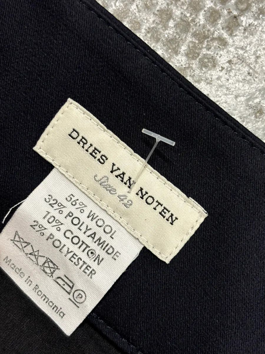Dries Van Noten Dries Van Noten Navy Wool Slim Pants Size US 31 - 10 Thumbnail