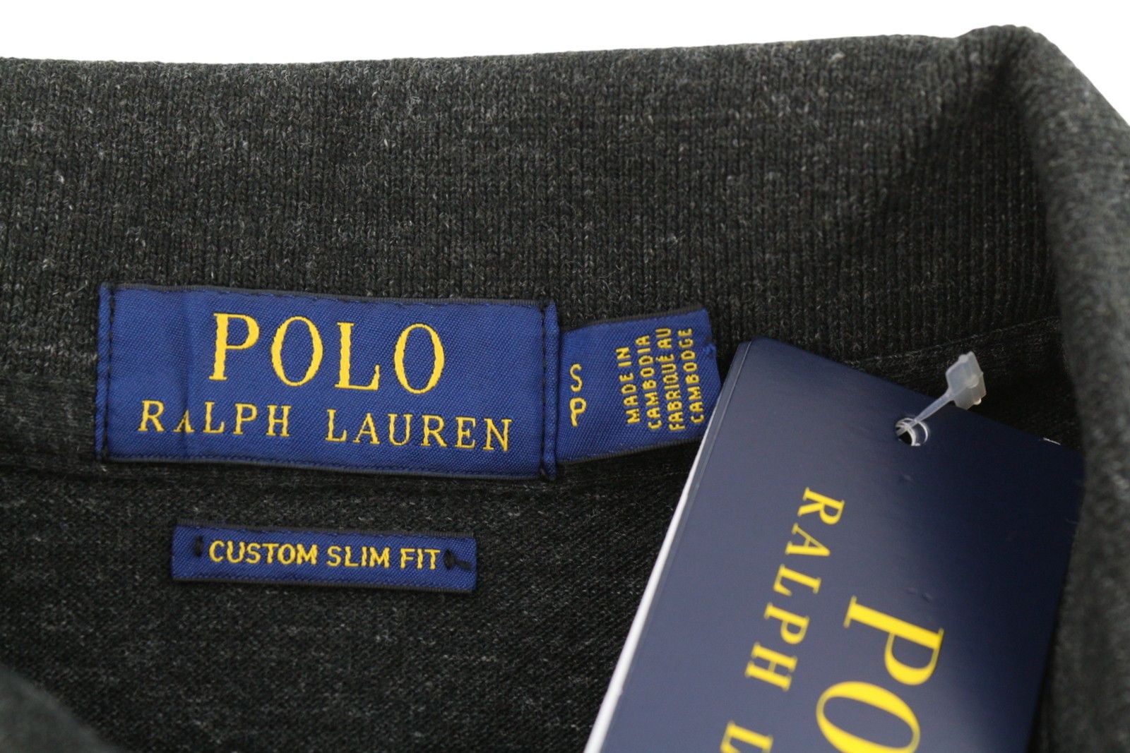 Ralph Lauren CUSTOM SLIM FIT S Black Melange Cotton Logo 87894 Size US S / EU 44-46 / 1 - 7 Thumbnail
