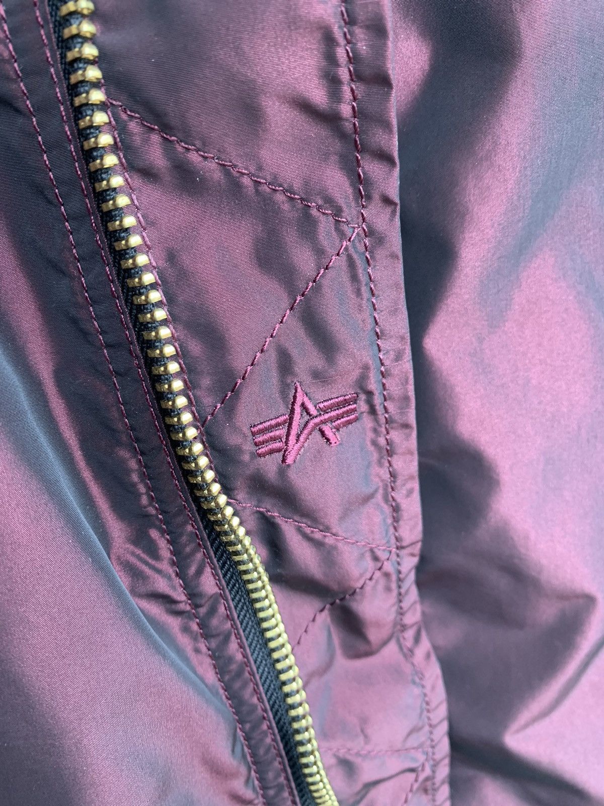 Alpha Industries Alpha Industries MA-1 Slim Fit VF PM Iridium Bomber Jacket Size XS / US 0-2 / IT 36-38 - 14 Thumbnail