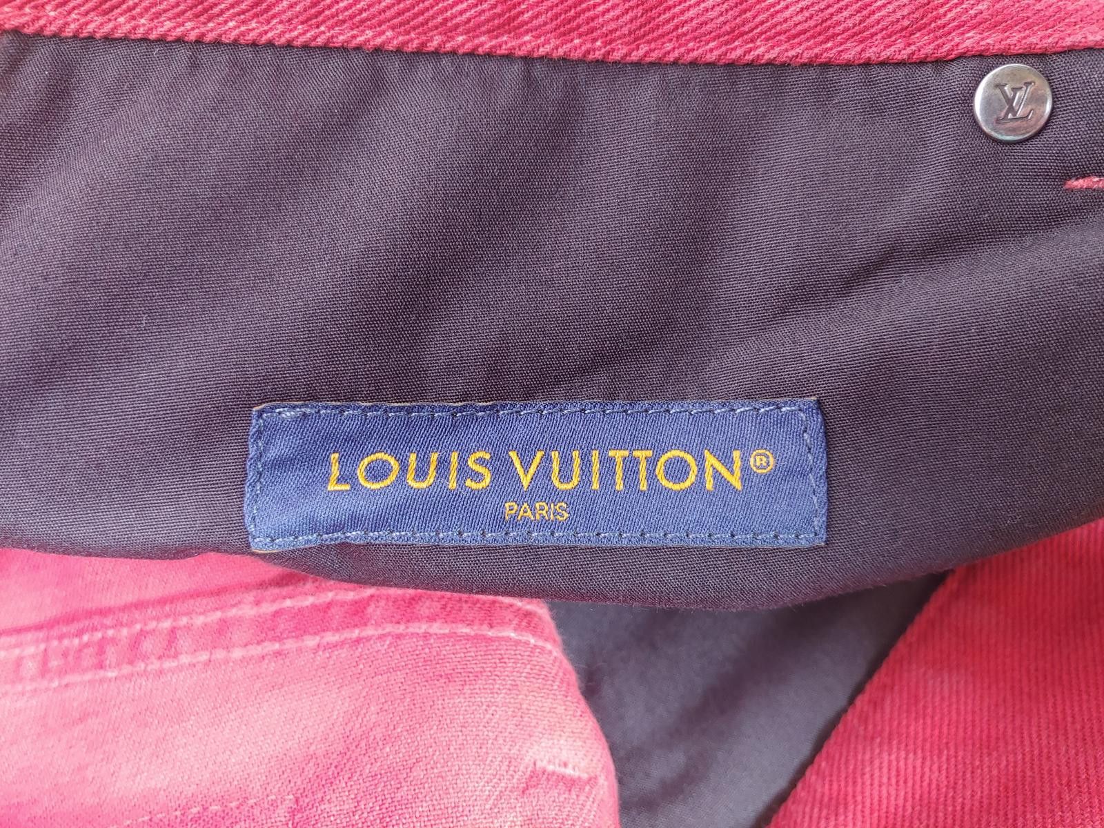 Louis Vuitton Louis Vuitton Monogram Boreal Evening Jeans in Black/Red Size US 34 / EU 50 - 9 Thumbnail