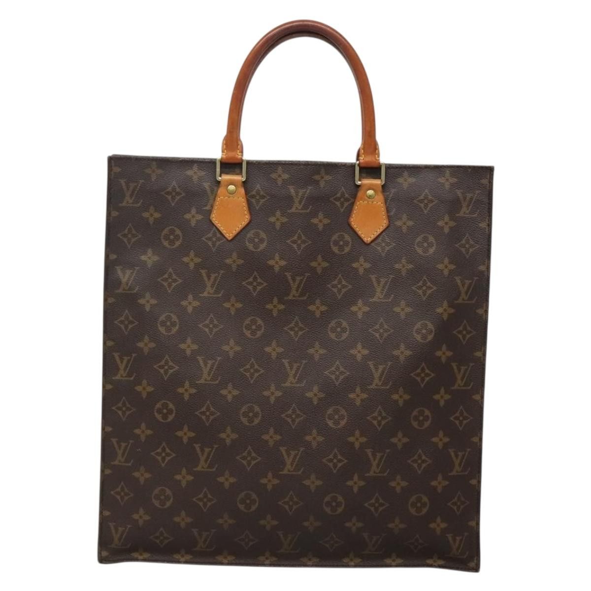 Louis Vuitton LOUIS VUITTON Monogram Sac Plat Hand Bag M51140 Size ONE SIZE - 2 Thumbnail