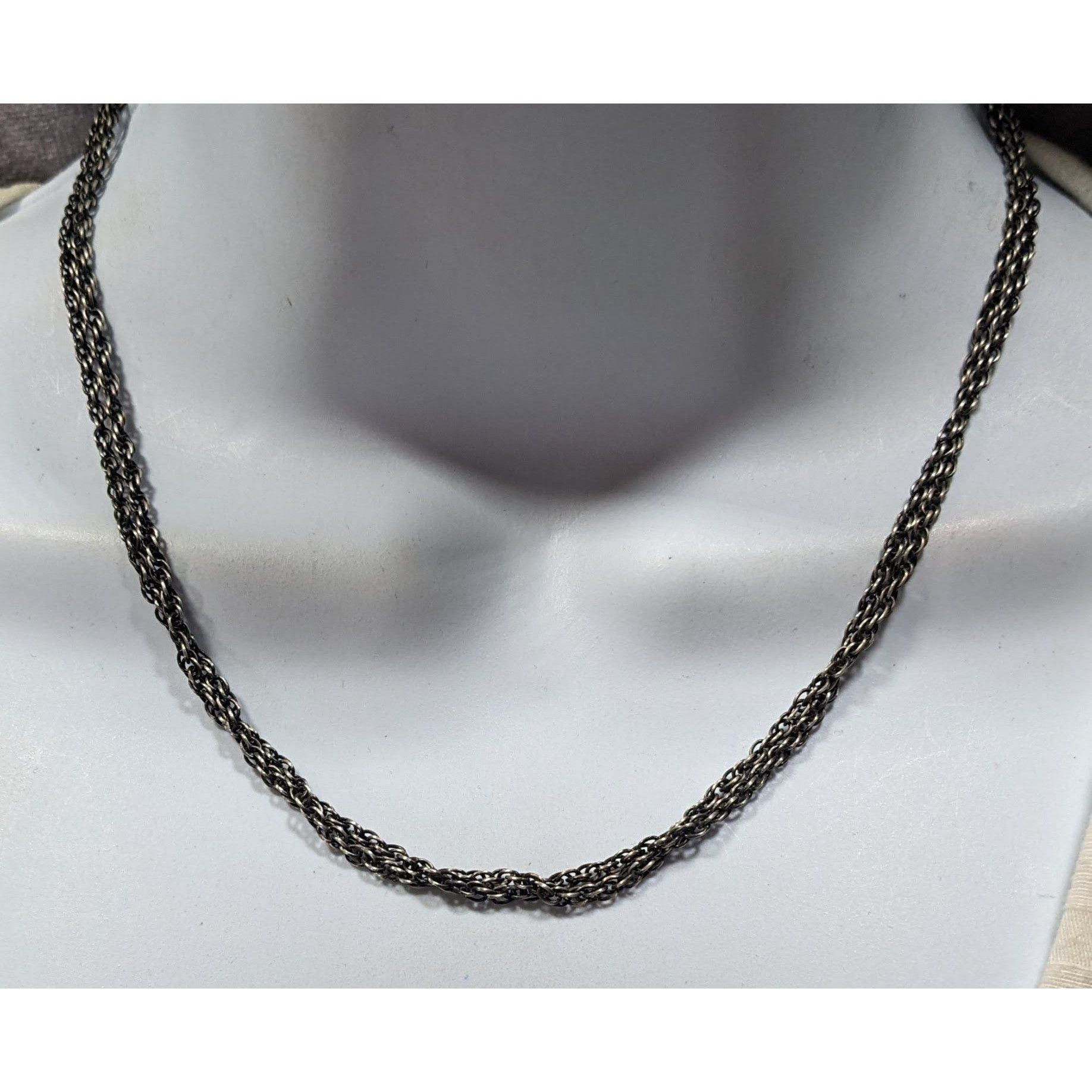 Other V&I Casual Layered Silver Tone Chain Necklace Size ONE SIZE - 2 Thumbnail