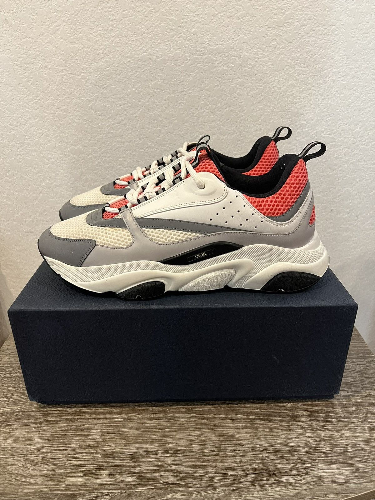 Dior Dior B22 White Grey Pink Size US 12 / EU 45 - 1 Thumbnail