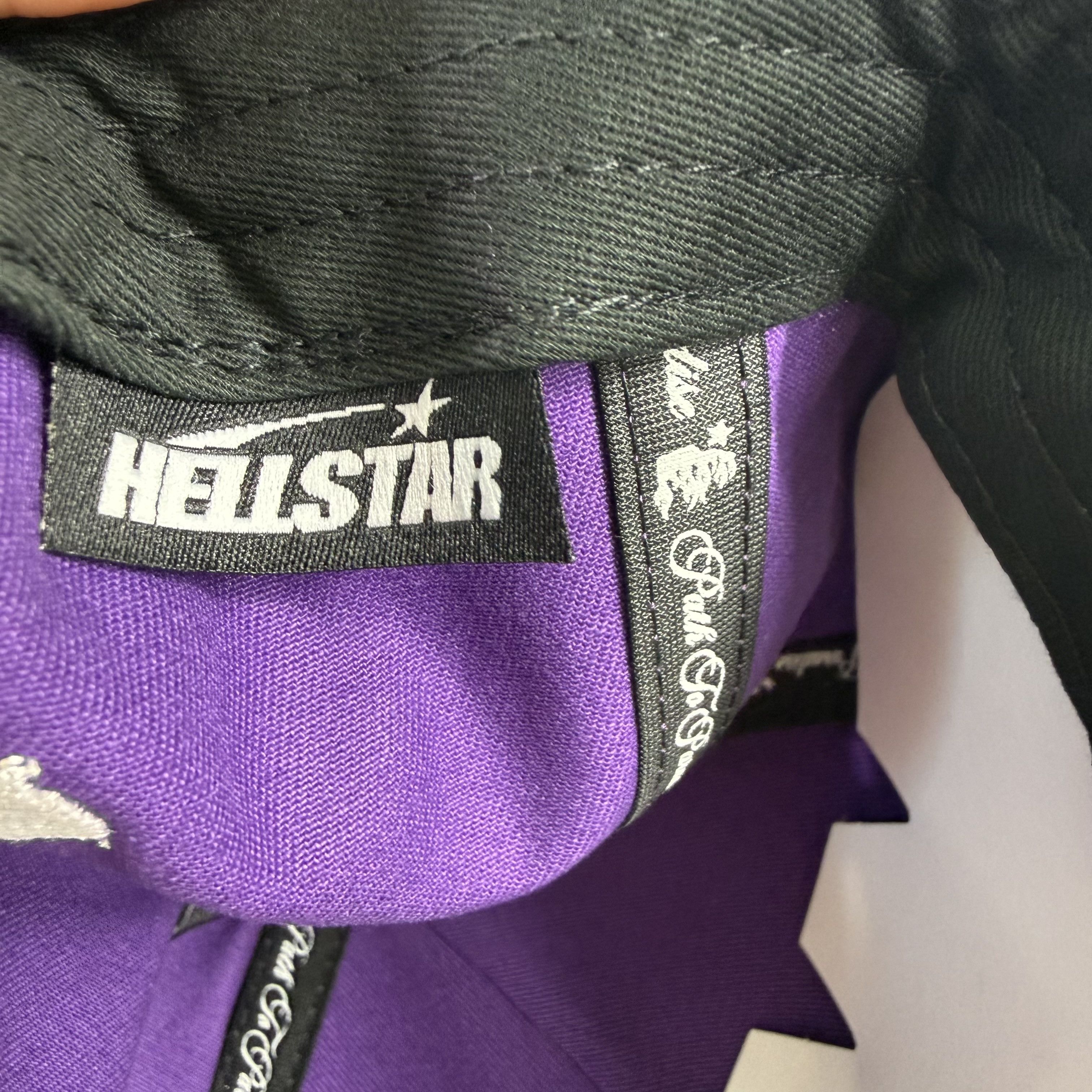 HELLSTAR Hellstar Records Purple Flame Head Star Snapback Adjustable Size ONE SIZE - 9 Thumbnail