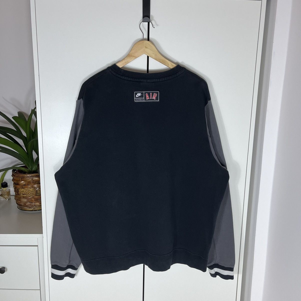 Nike Nike Air Big Central Logo Blue Sweatshirt Streetwear Swoosh Size US XL / EU 56 / 4 - 7 Thumbnail