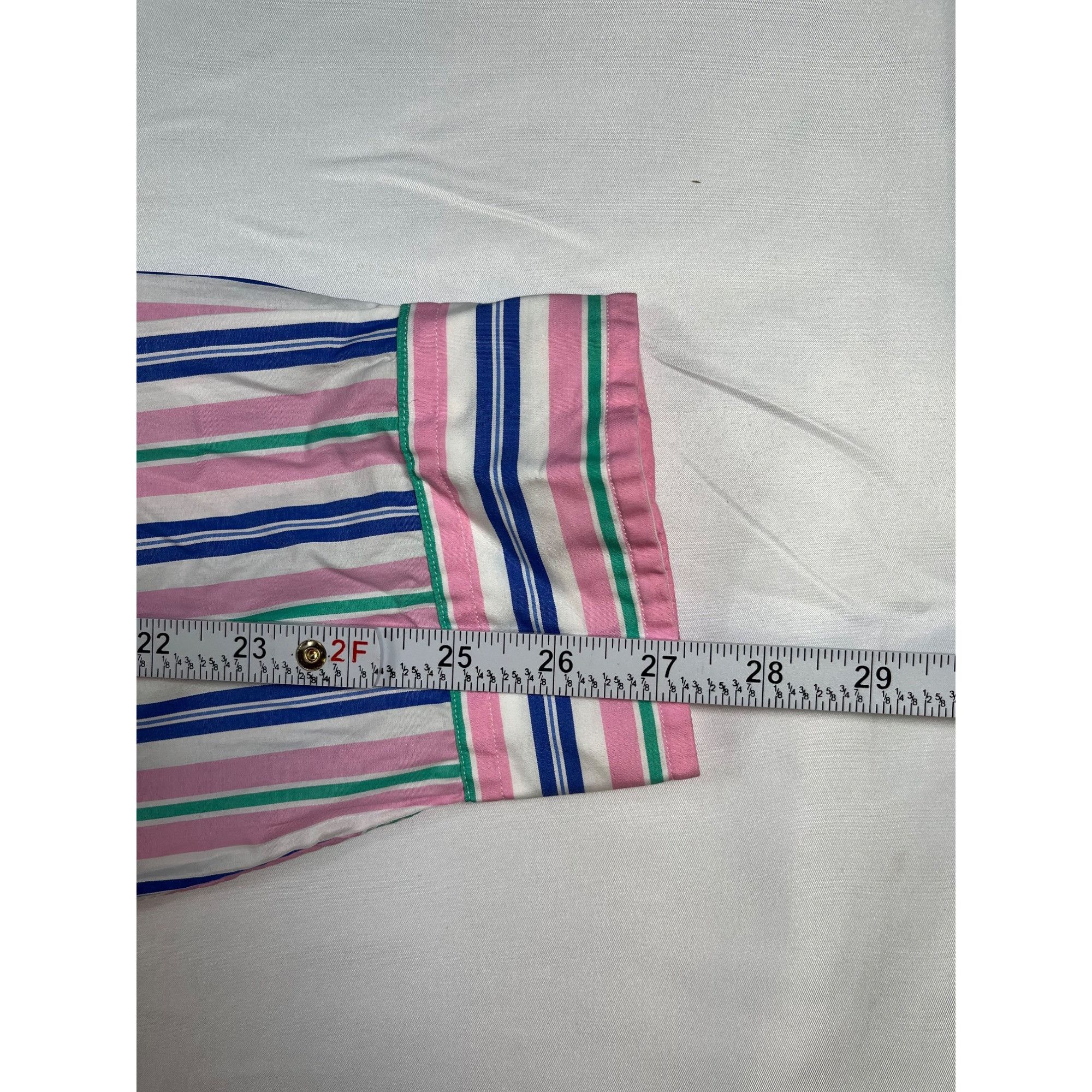 Ralph Lauren Ralph Lauren SKU 7541 Multicolor Striped Dress Shirt Size XX Size US XXL / EU 58 / 5 - 7 Thumbnail