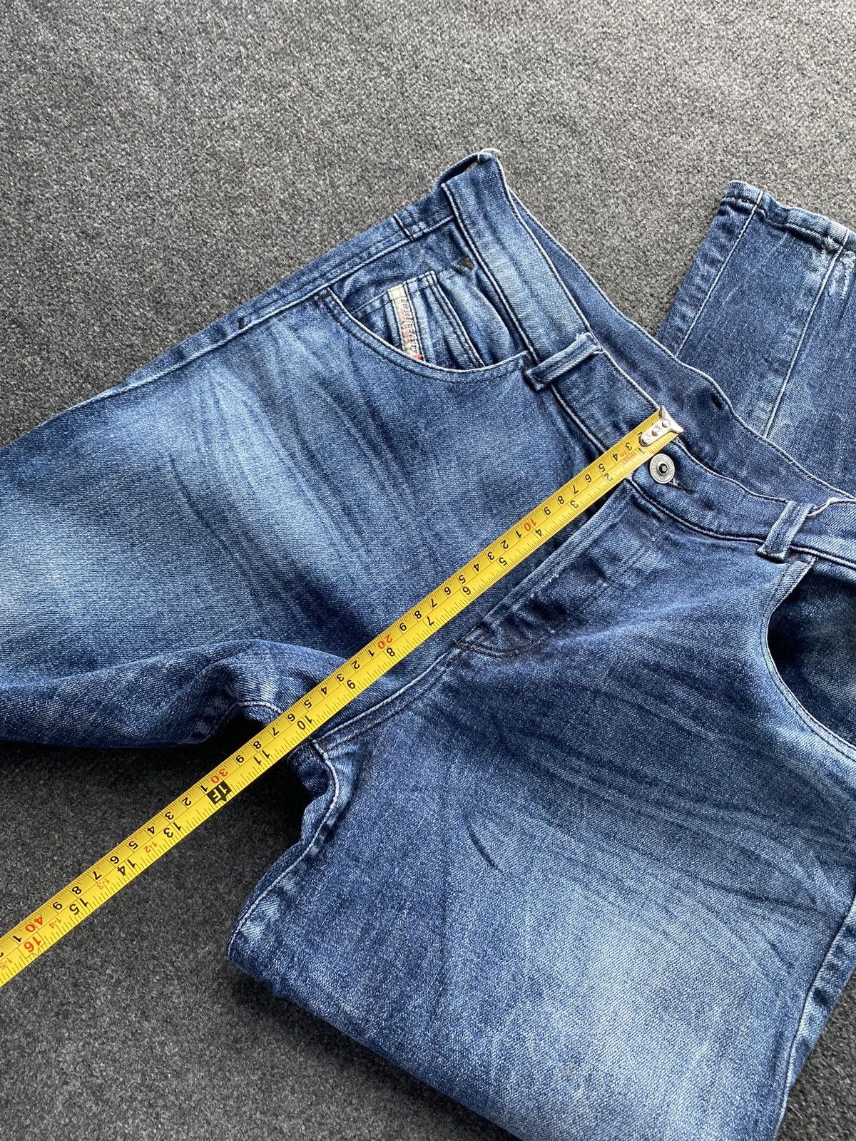 Diesel 🔥Opium Punk Diesel blue women jeans debi 31 tapered Size 31" - 9 Thumbnail