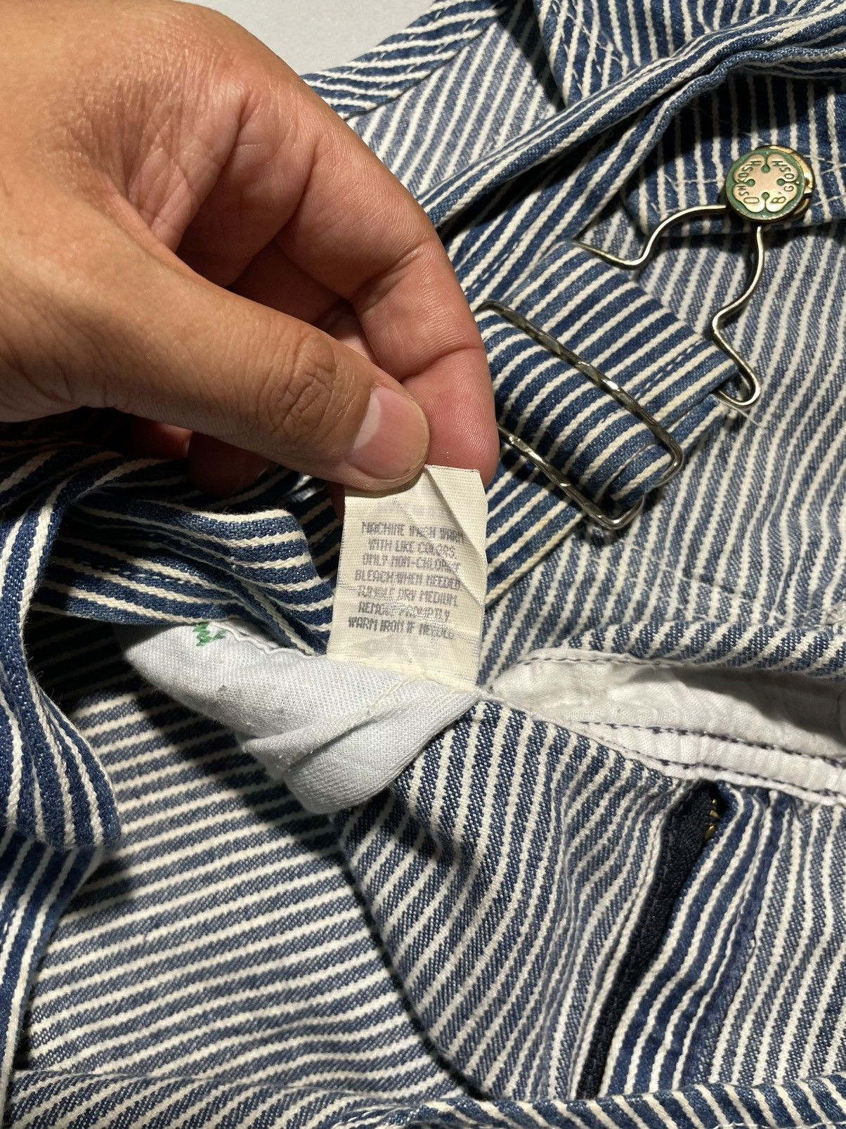Oshkosh Vintage Oshkosh Hickory Stripes Overall Size US 34 / EU 50 - 8 Thumbnail