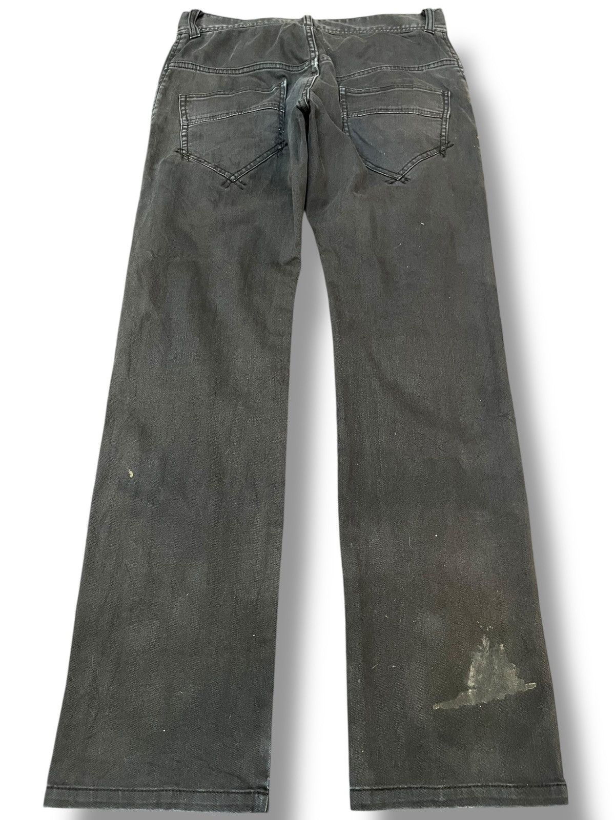 RAGEBLUE × Vintage Vintage Rageblue Dark Black Zipper Detail Punk Denim Size US 30 / EU 46 - 8 Thumbnail