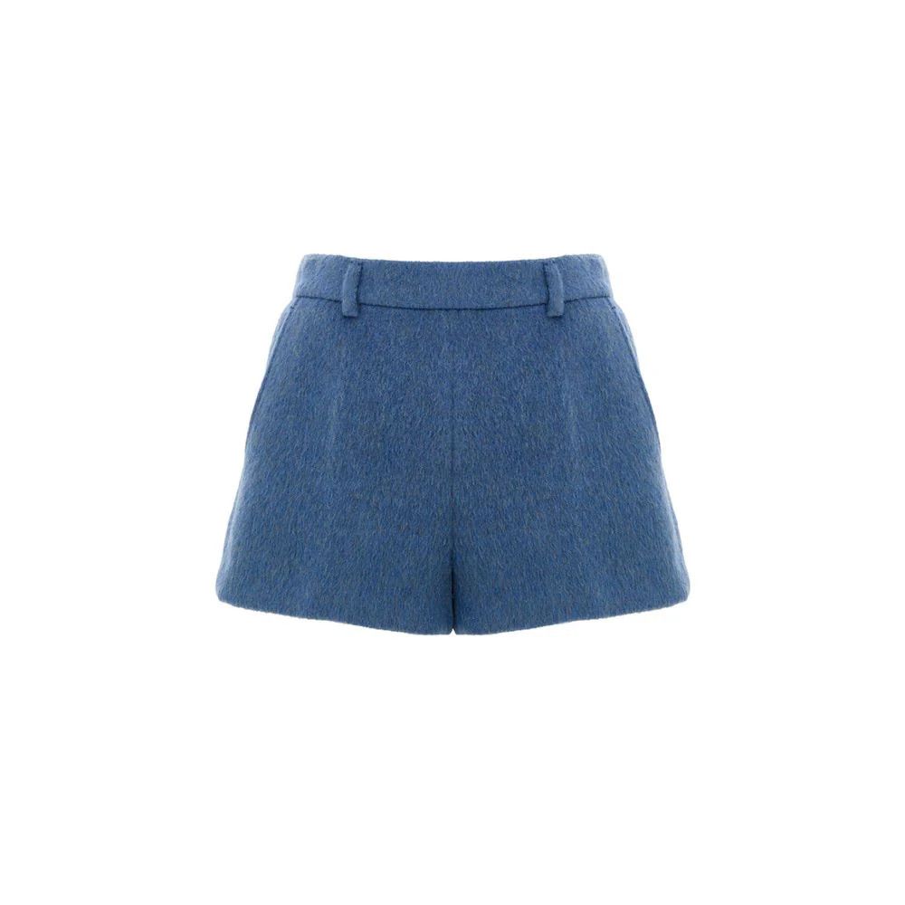 Gucci o1la5ras0526 Wool Mohair Short in Blue Size 28" / US 6 / IT 42 - 1 Thumbnail
