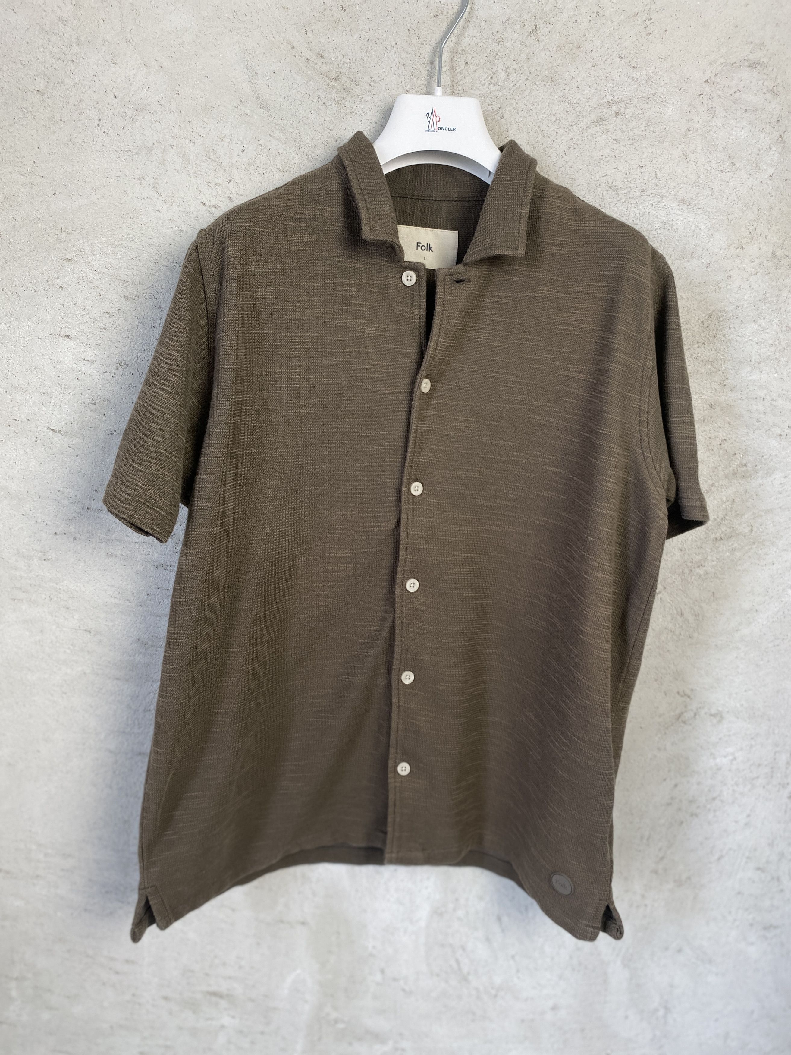 Folk Folk casual brown shirt basic Size US L / EU 52-54 / 3 - 1 Thumbnail