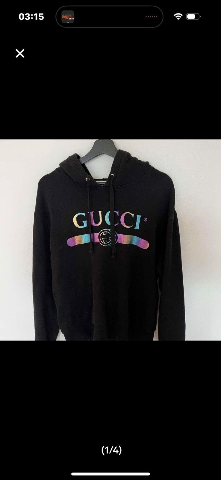 Gucci Gucci rainbow logo hoodie Size US M / EU 48-50 / 2 - 1 Thumbnail