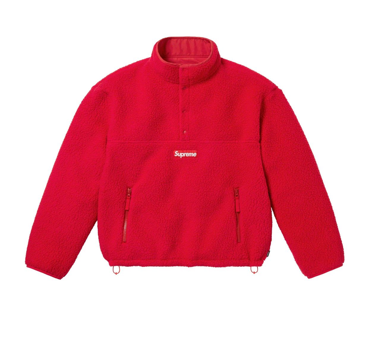 Supreme Supreme Polartec Shearling Reversible Pullover | Grailed