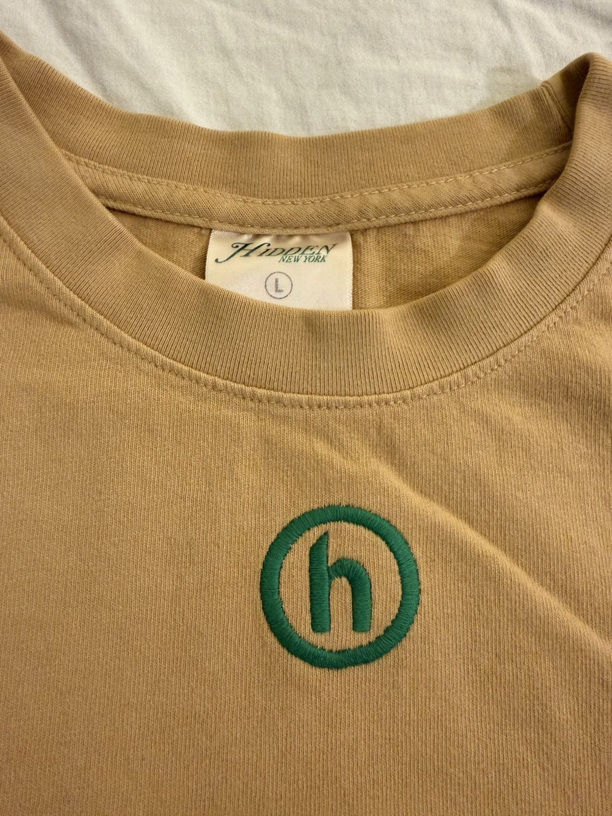 HIDDEN Hidden NY Mini Logo T-shirt Tan Large Size US L / EU 52-54 / 3 - 3 Thumbnail
