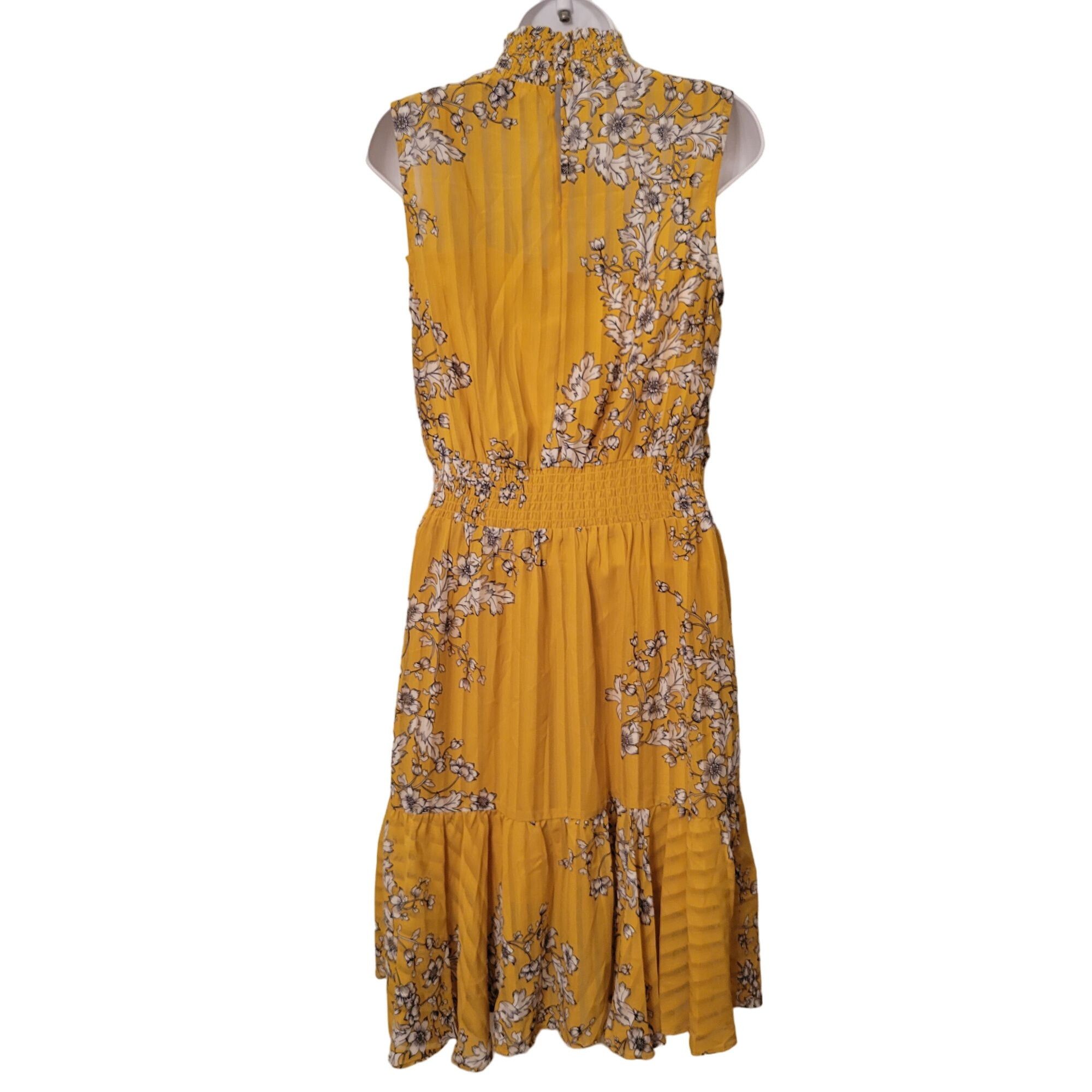 Nanette Lepore Nanette Lepore Golden Cypress Floral Sleeveless Dress 6 Summ Size M / US 6-8 / IT 42-44 - 6 Thumbnail