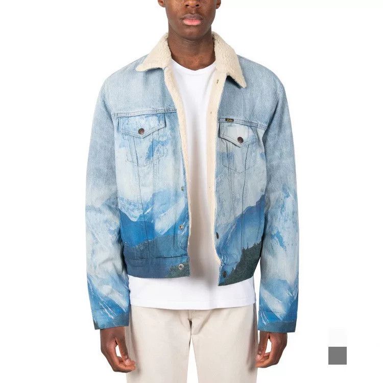 Polo Ralph Lauren Ralph Lauren Polo SS22 Snow Mountain Denim Jacket Size US L / EU 52-54 / 3 - 1 Thumbnail