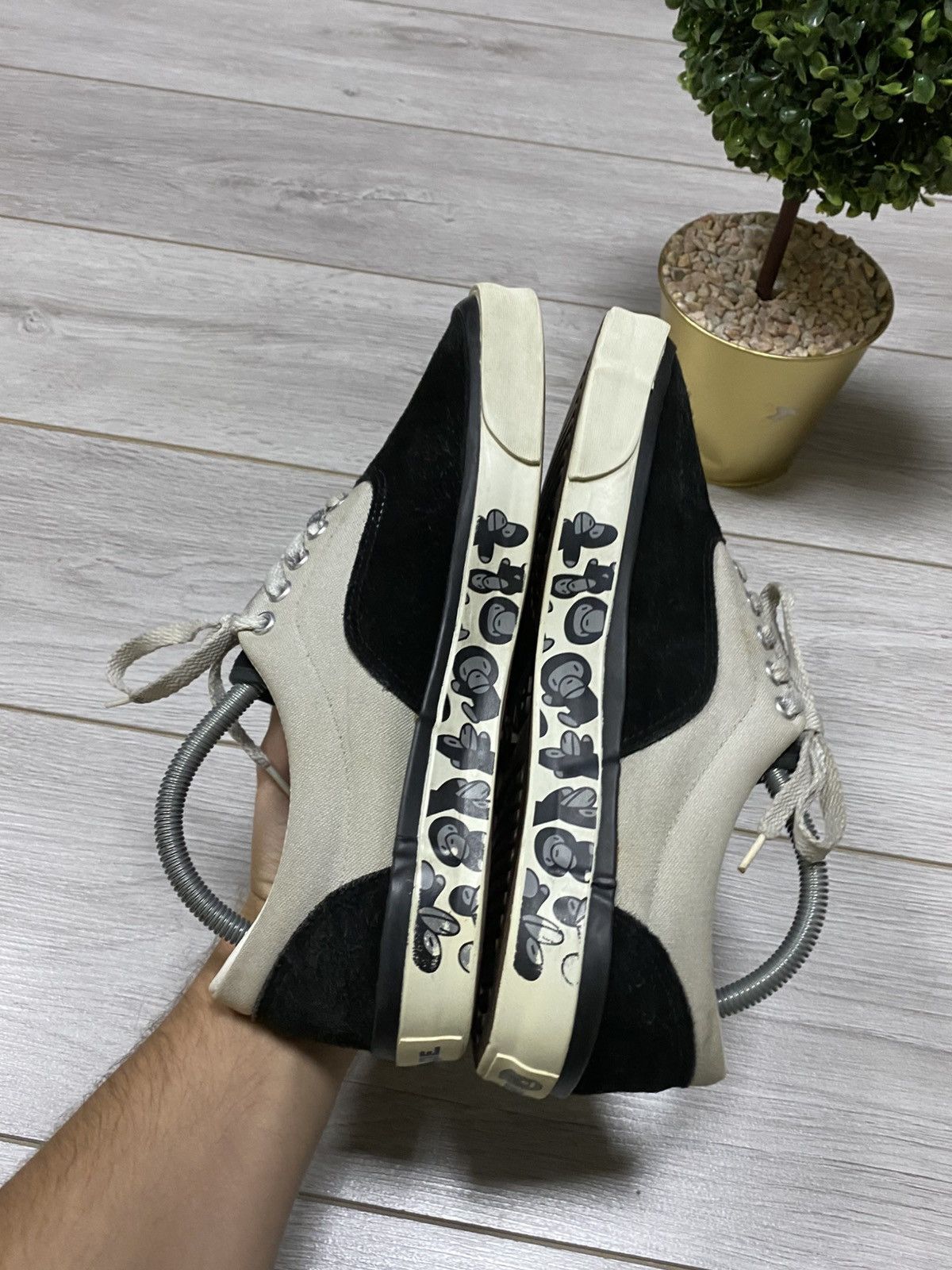 Bape Bape Leather Low Apesta Sneakers baby milo Size US 8.5 / EU 41-42 - 5 Thumbnail
