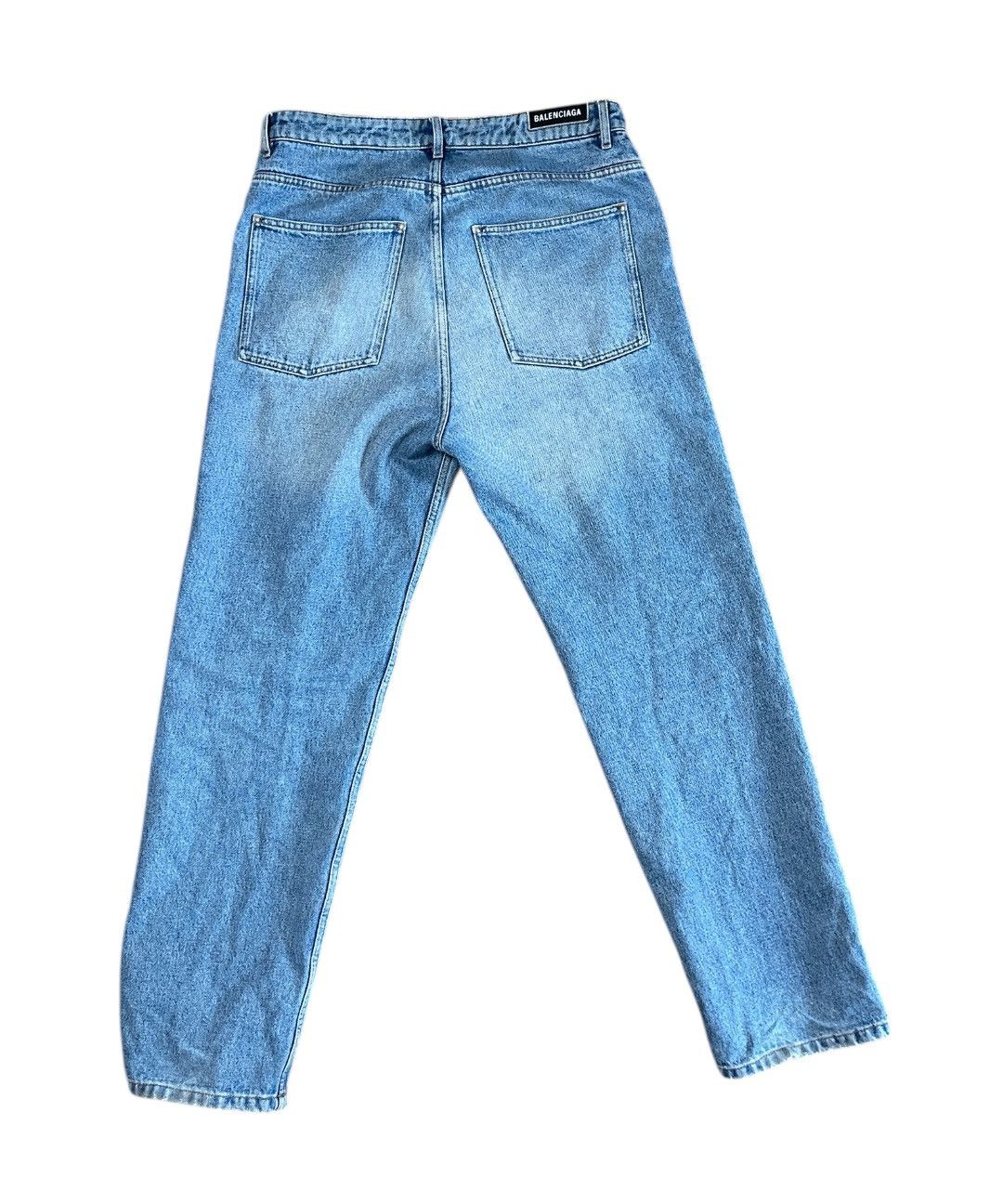 Balenciaga Balenciaga Oversized Logo Jeans Size US 31 - 3 Thumbnail