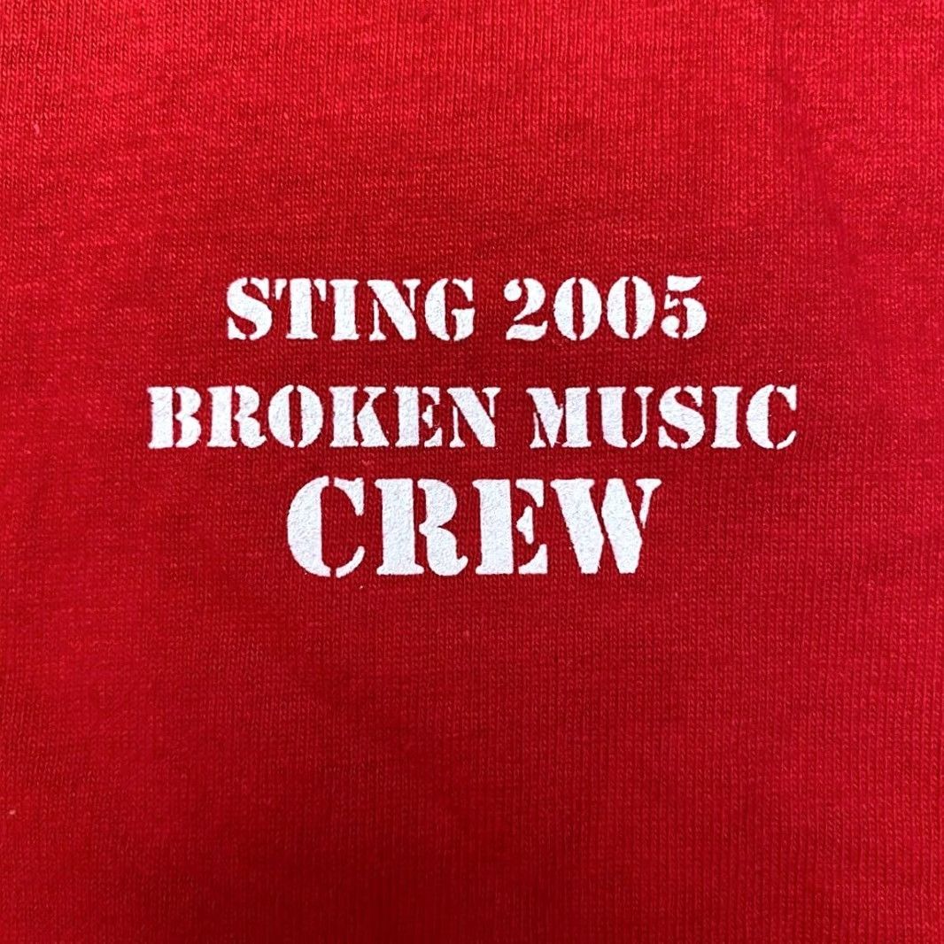 Anvil VINTAGE Anvil Knitwear T-Shirt Mens XL Red 2005 Sting Broken Music Minimalist NWOT Mens Size US XL / EU 56 / 4 - 3 Thumbnail