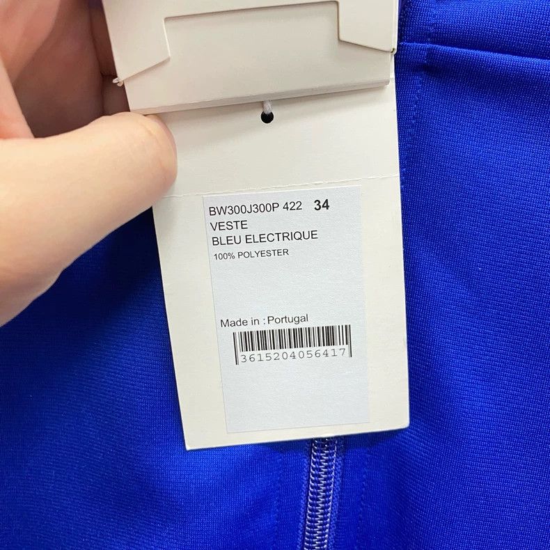 Givenchy Givenchy Size34 Klein Blue Embroidered Letter Logo Stand Co Size US M / EU 48-50 / 2 - 5 Thumbnail
