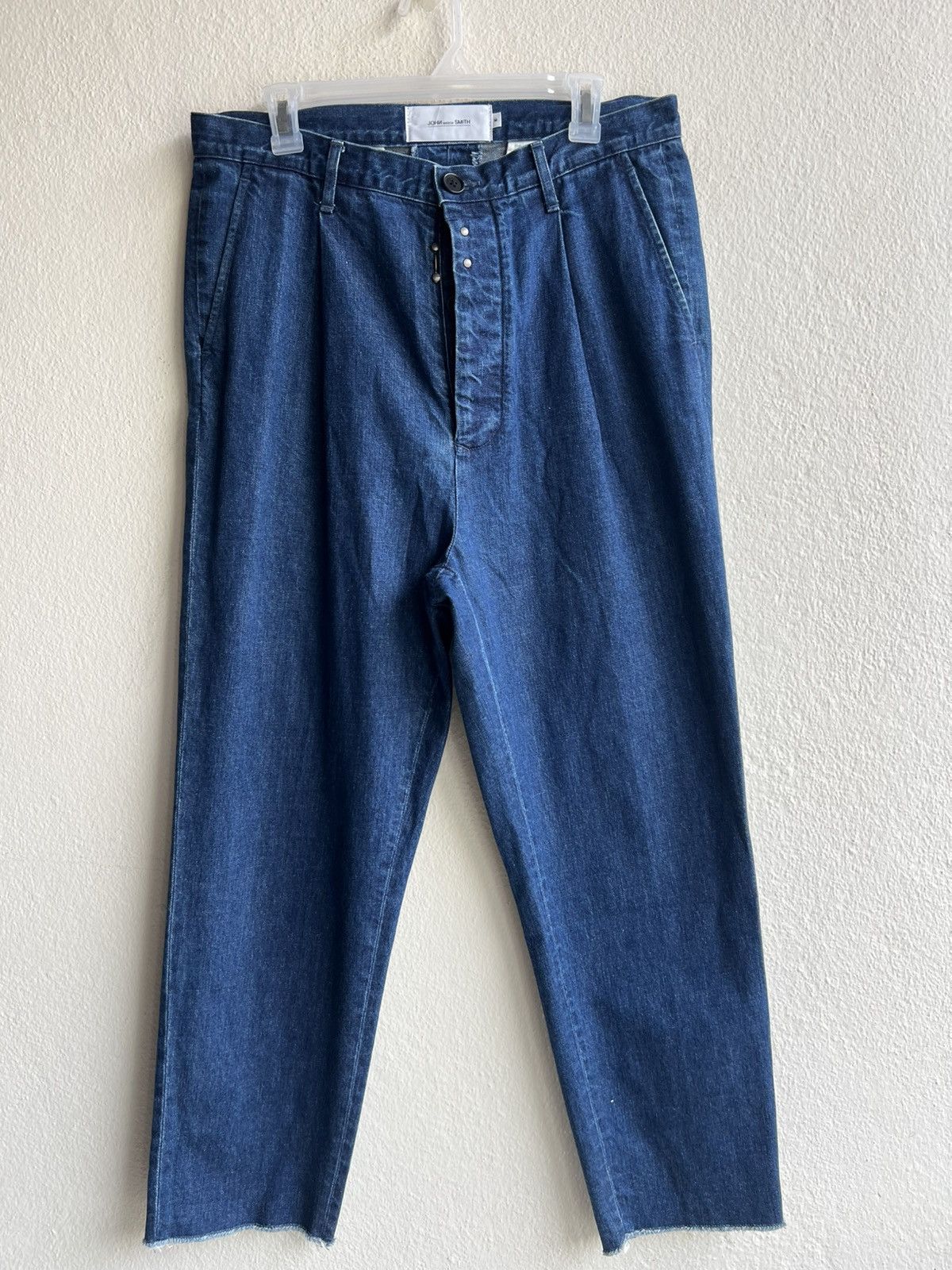 5351 POUR LES HOMMES John Mason Smith Japan Denim Trouser Pant Size US 32 / EU 48 - 17 Thumbnail