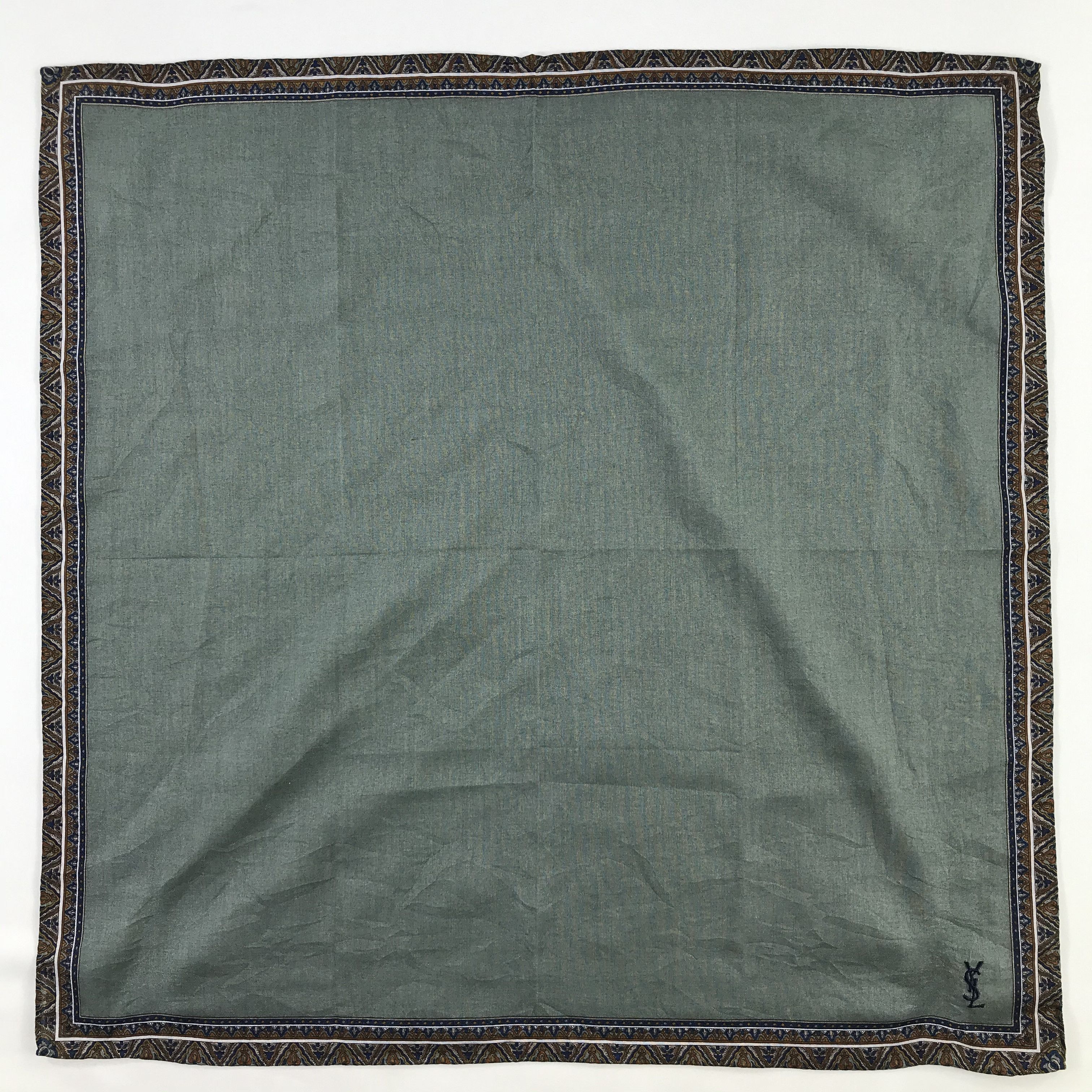 Vintage × Yves Saint Laurent Yves Saint Laurent Bandana / Handkerchief/Neckerchief -S1033 Size ONE SIZE - 1 Thumbnail