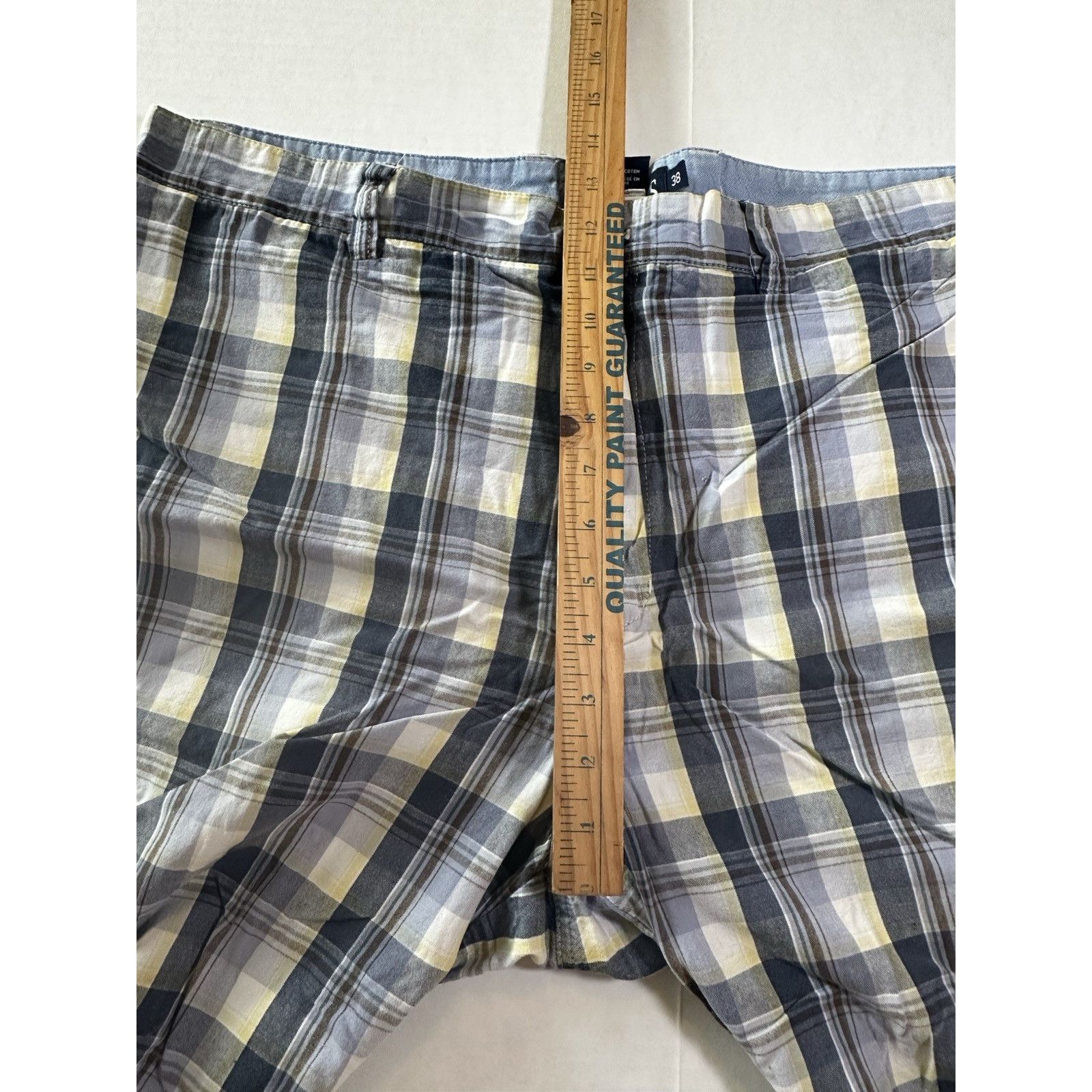 Chaps Chaps Ralph Lauren Chino Plaid Shorts Sz38 Blue/YellowPreppy Size US 38 / EU 54 - 7 Thumbnail