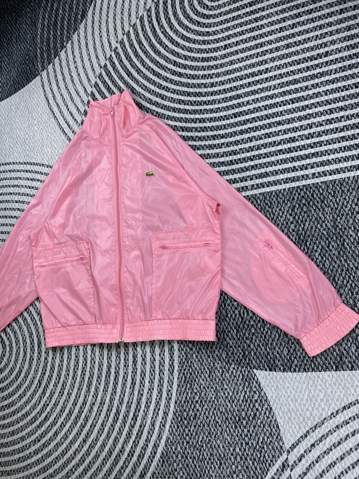 Lacoste Vintage 80s Lacoste Waterproof Windbreaker Nylon Jacket Size US M / EU 48-50 / 2 - 4 Thumbnail