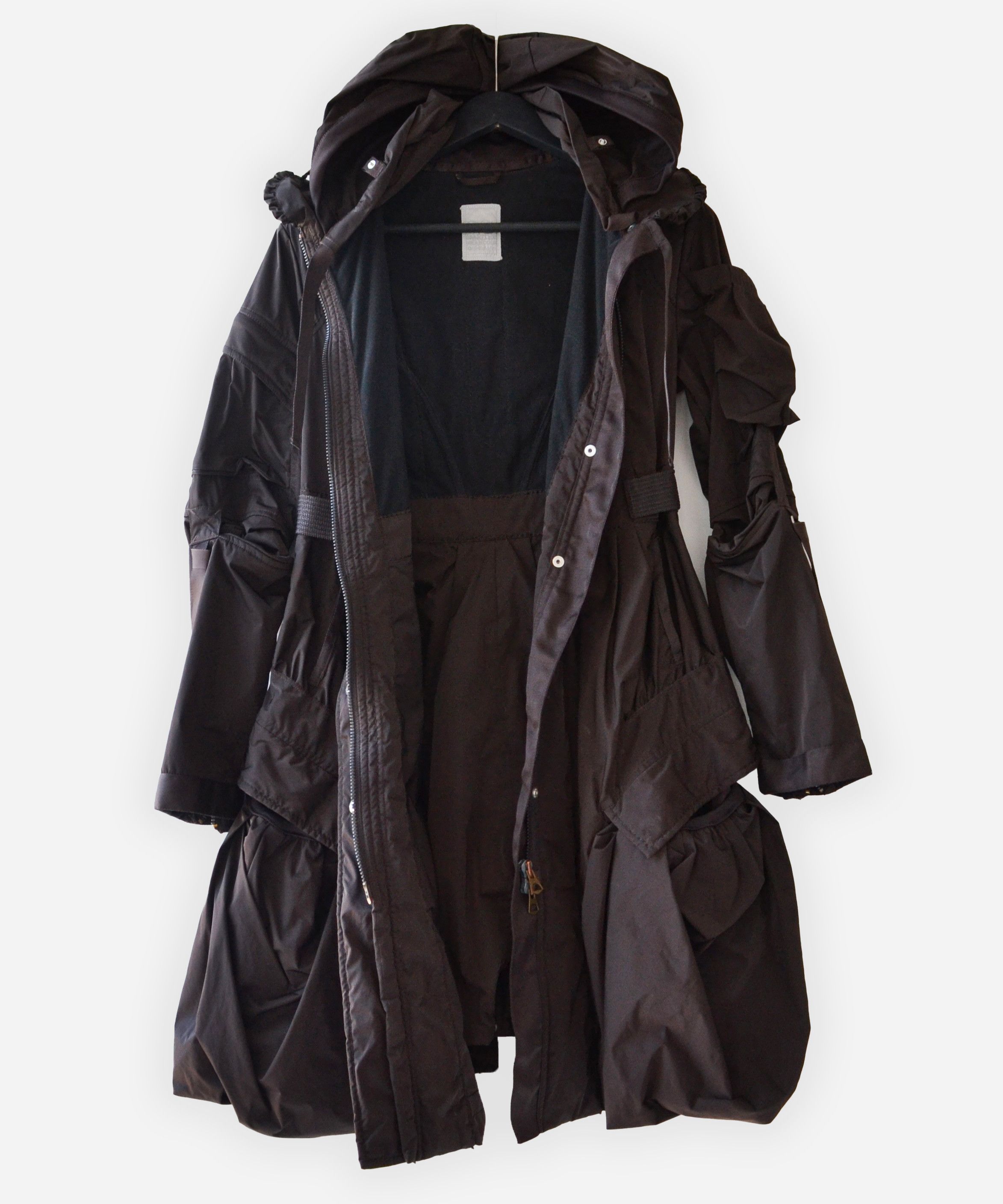 Marithe + Francois Girbaud 🔴 Marithe Francois Girbaud Jacket Parka Coat Vintage Brown Size M / US 6-8 / IT 42-44 - 4 Thumbnail